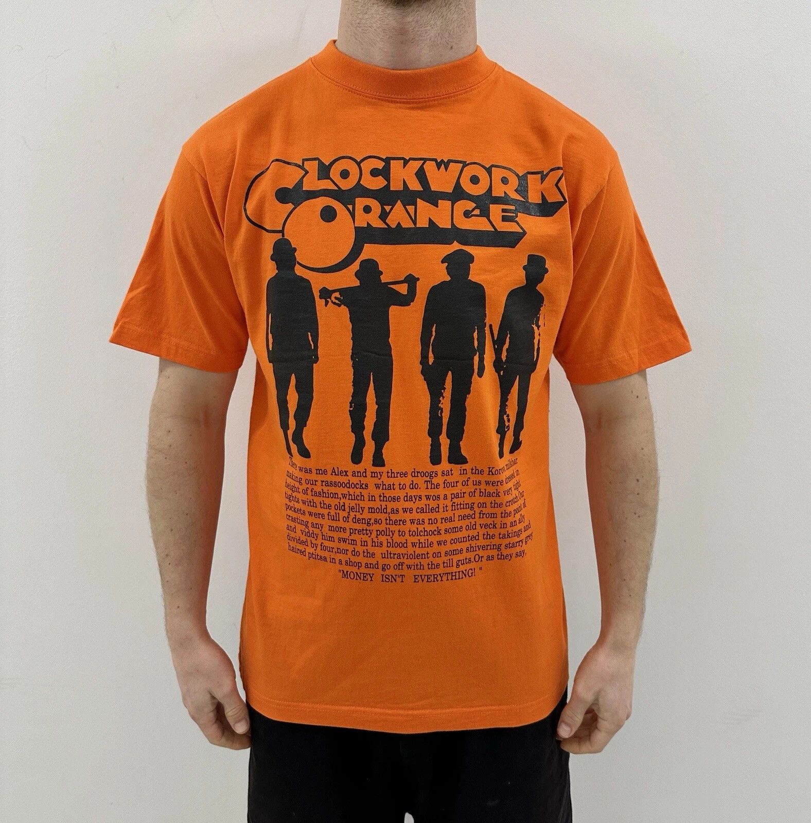 Vintage Vintage Clockwork Orange T-Shirt Movie Promo Bloke Film Size US M / EU 48-50 / 2 - 1 Thumbnail