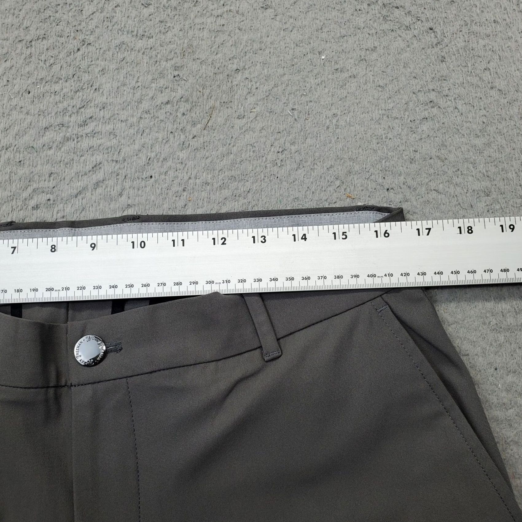 Vintage Hickey Freeman Chino Pants Mens 34x32 Gray Performance Slash Pocket Straight Leg Shirt Size US 34 / EU 50 - 6 Thumbnail