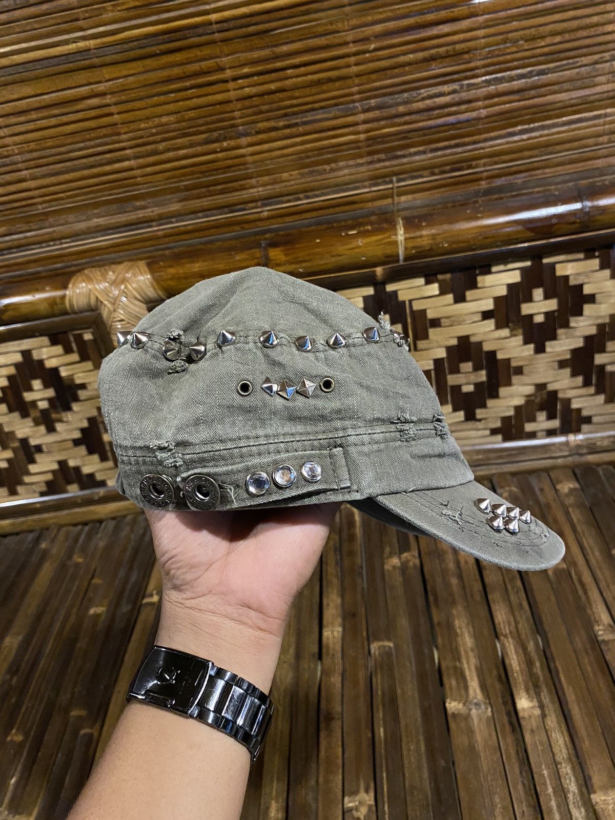14th Addiction 2000s cadet hat distressed blink punk y2k style Size ONE SIZE - 5 Thumbnail
