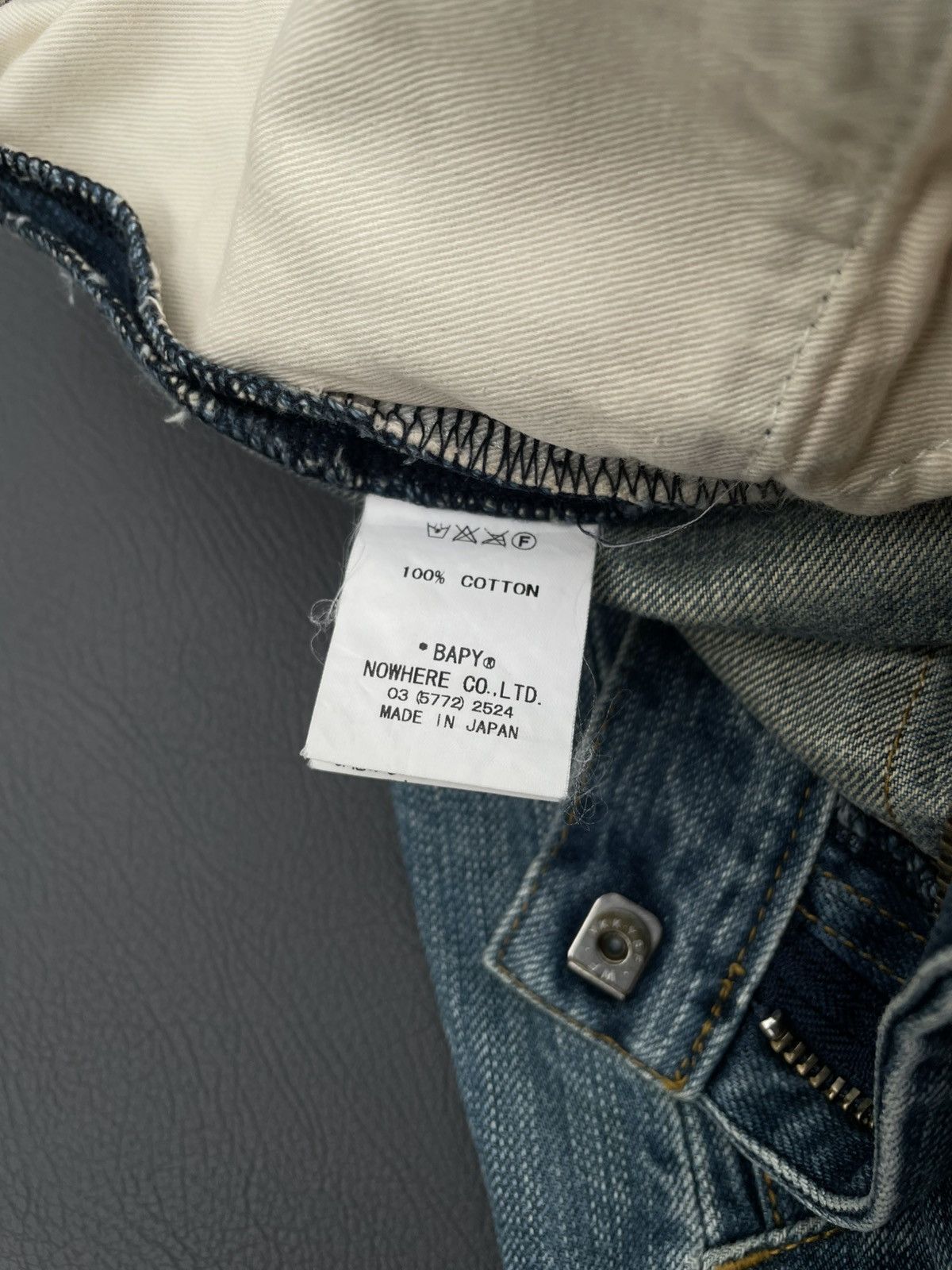 Bape BAPY Denim Women Size 29" - 9 Thumbnail