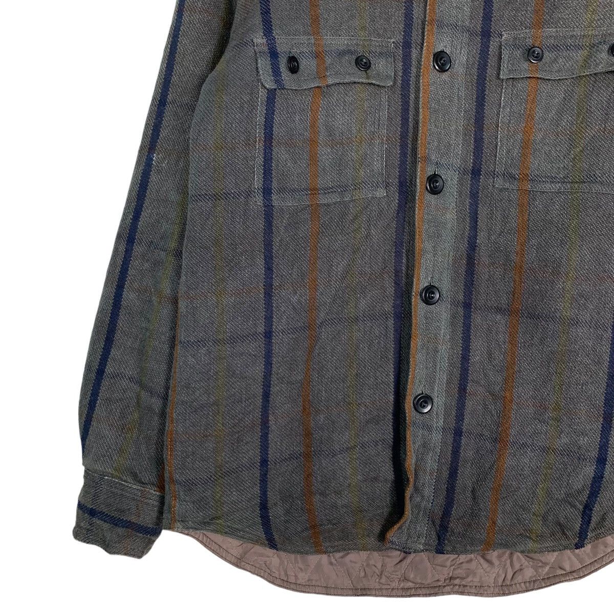 Japanese Brand MANUFACTURERS Button Jacket Flannel #0013-C1 Size US L / EU 52-54 / 3 - 4 Thumbnail