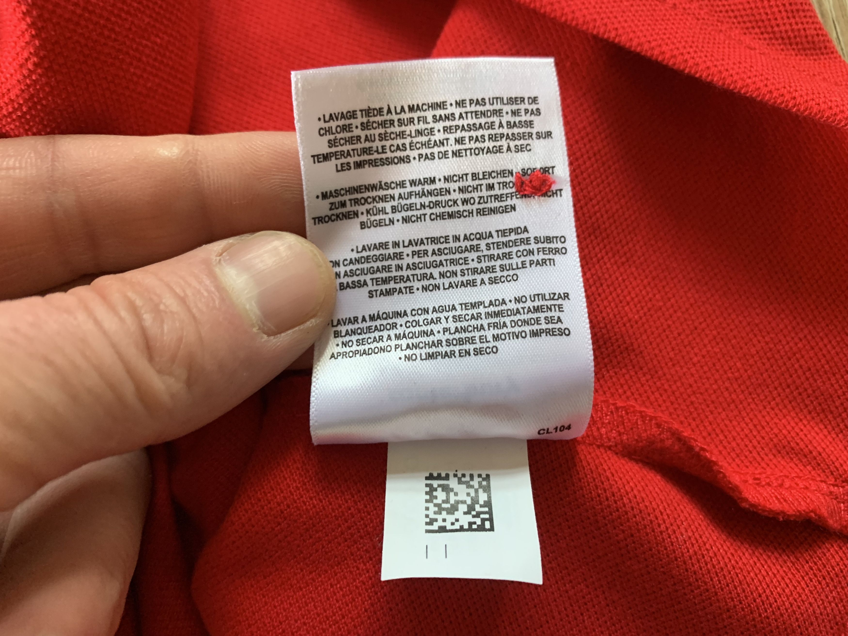 Canterbury of New Zealand Canterbury Red Rugby Polo T-Shirt Size US L / EU 52-54 / 3 - 8 Thumbnail