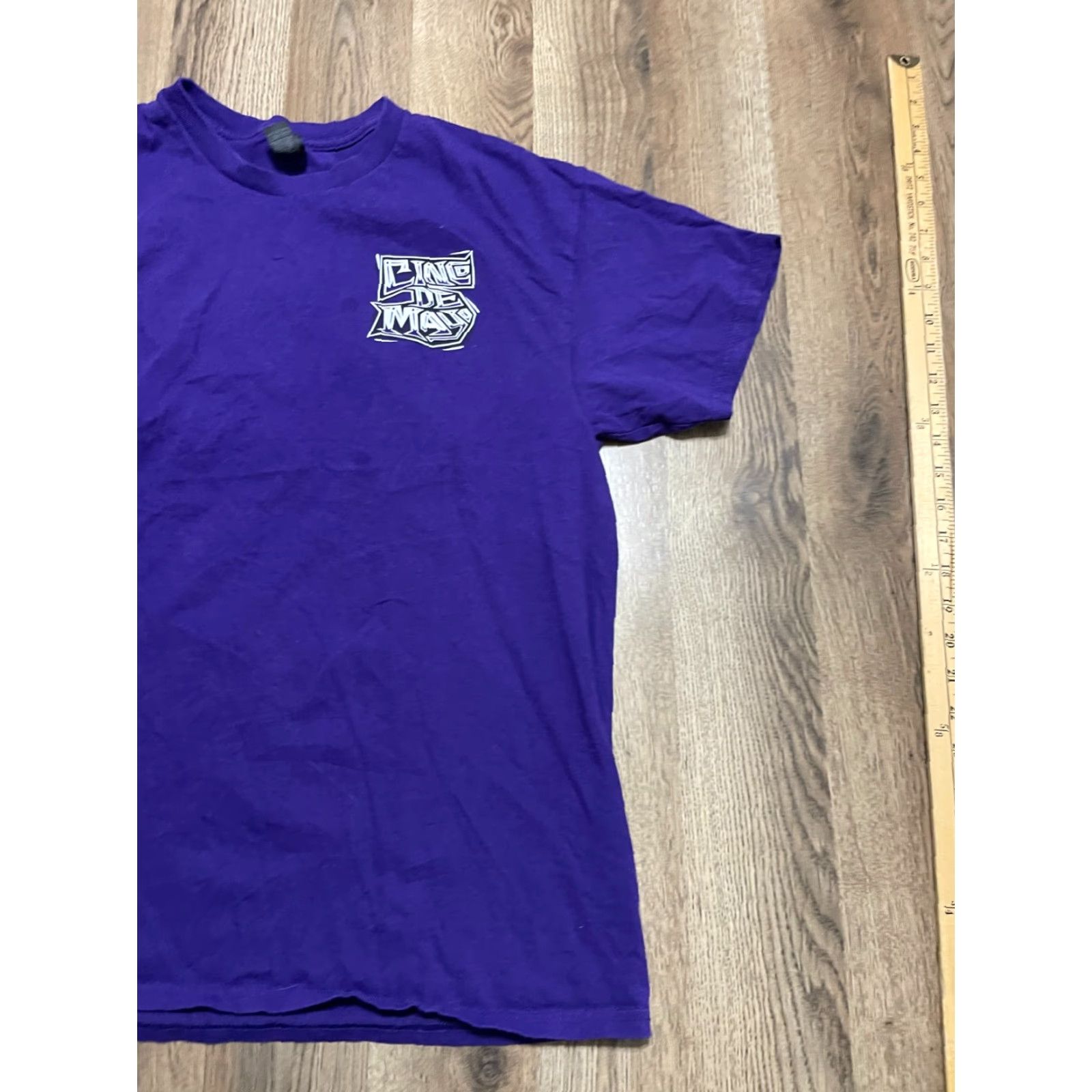 Gildan Gildan Shirt Mens Size Large Blue Cinco De Mayo T-Shirt Crew Neck Short Sleeve Regular Shirt Men Size US L / EU 52-54 / 3 - 4 Thumbnail