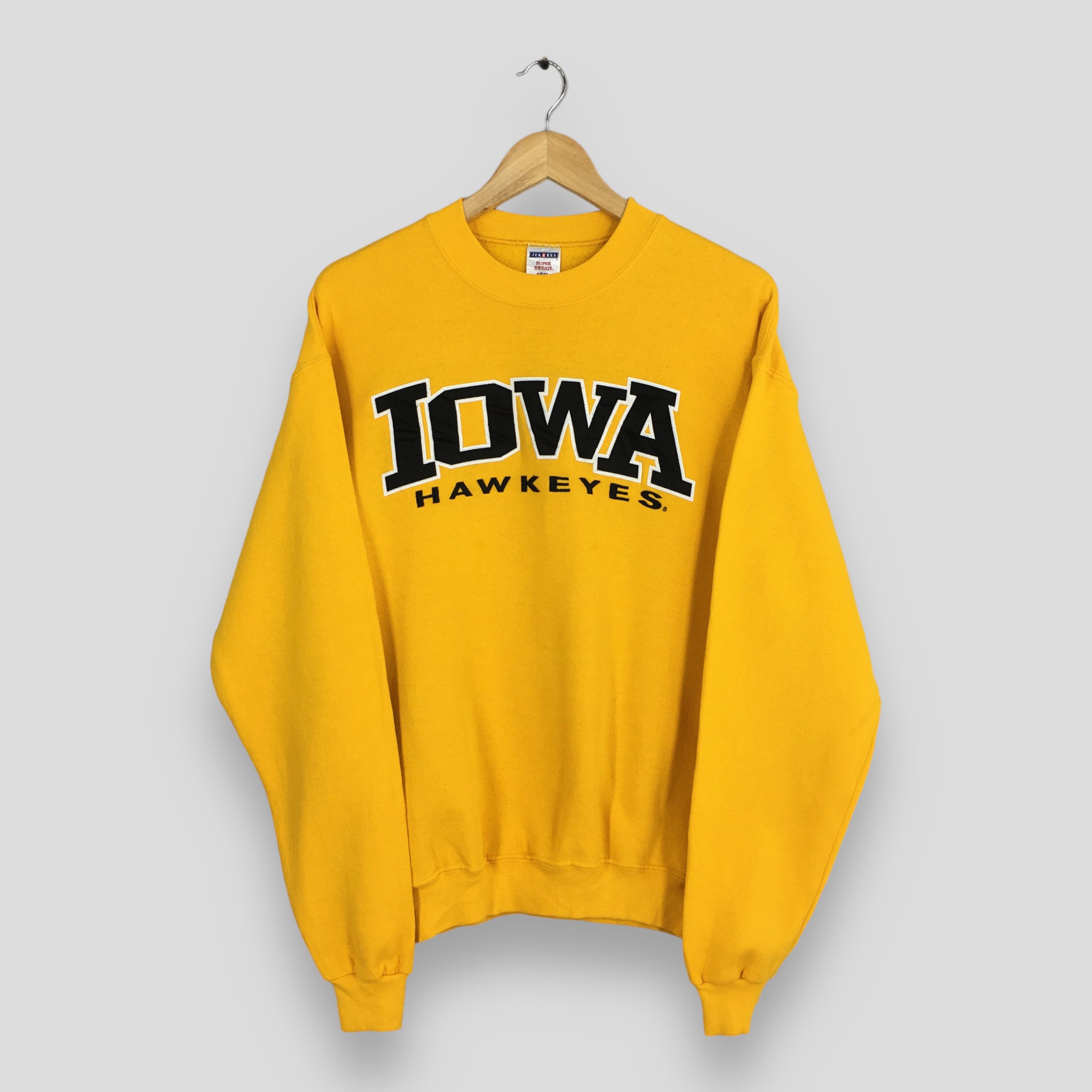 NCAA × Vintage Vintage Iowa Hawkeyes Football Yellow Sweatshirt Medium Size US M / EU 48-50 / 2 - 1 Thumbnail