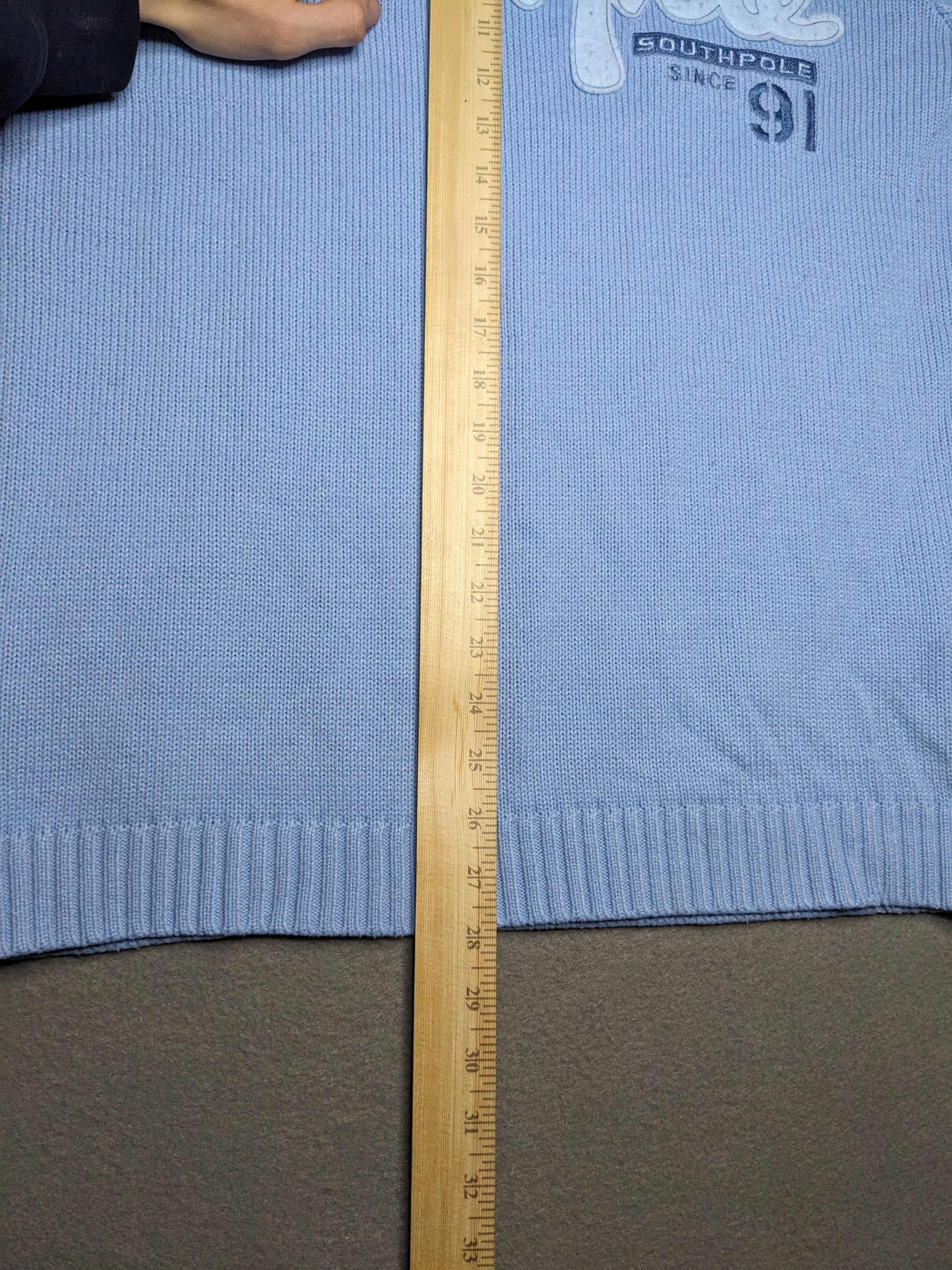 Southpole VINTAGE Southpole Y2K Knit Sweater Ribbed Acrylic Small Size US S / EU 44-46 / 1 - 9 Thumbnail