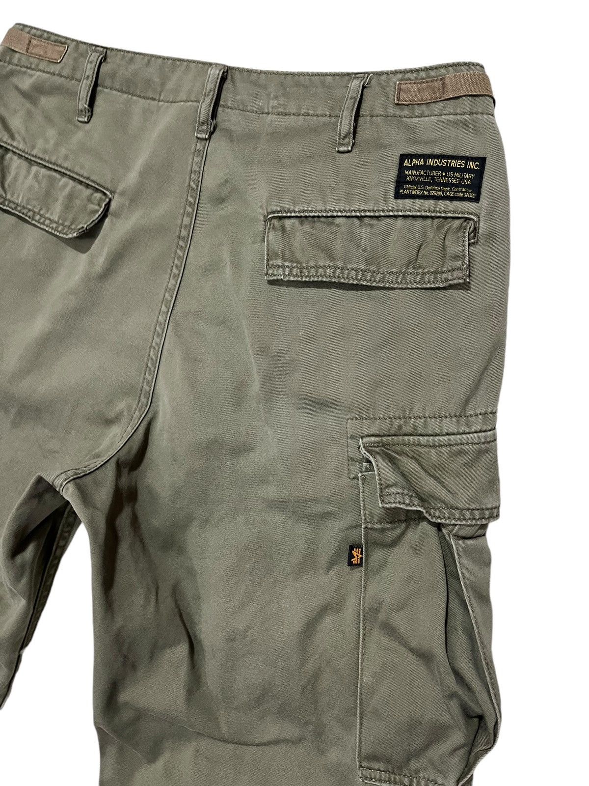 Japanese Brand × Vintage ALPHA INDUSTRIES CARGO PANT Size US 33 - 4 Thumbnail