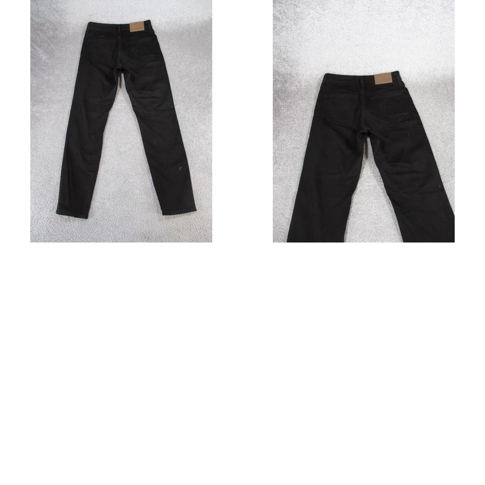 J.Crew VINTAGE J.CREW Mercantile Jeans Womens 29 Curvy Skinny Black Denim NEW Size 29" - 9 Thumbnail
