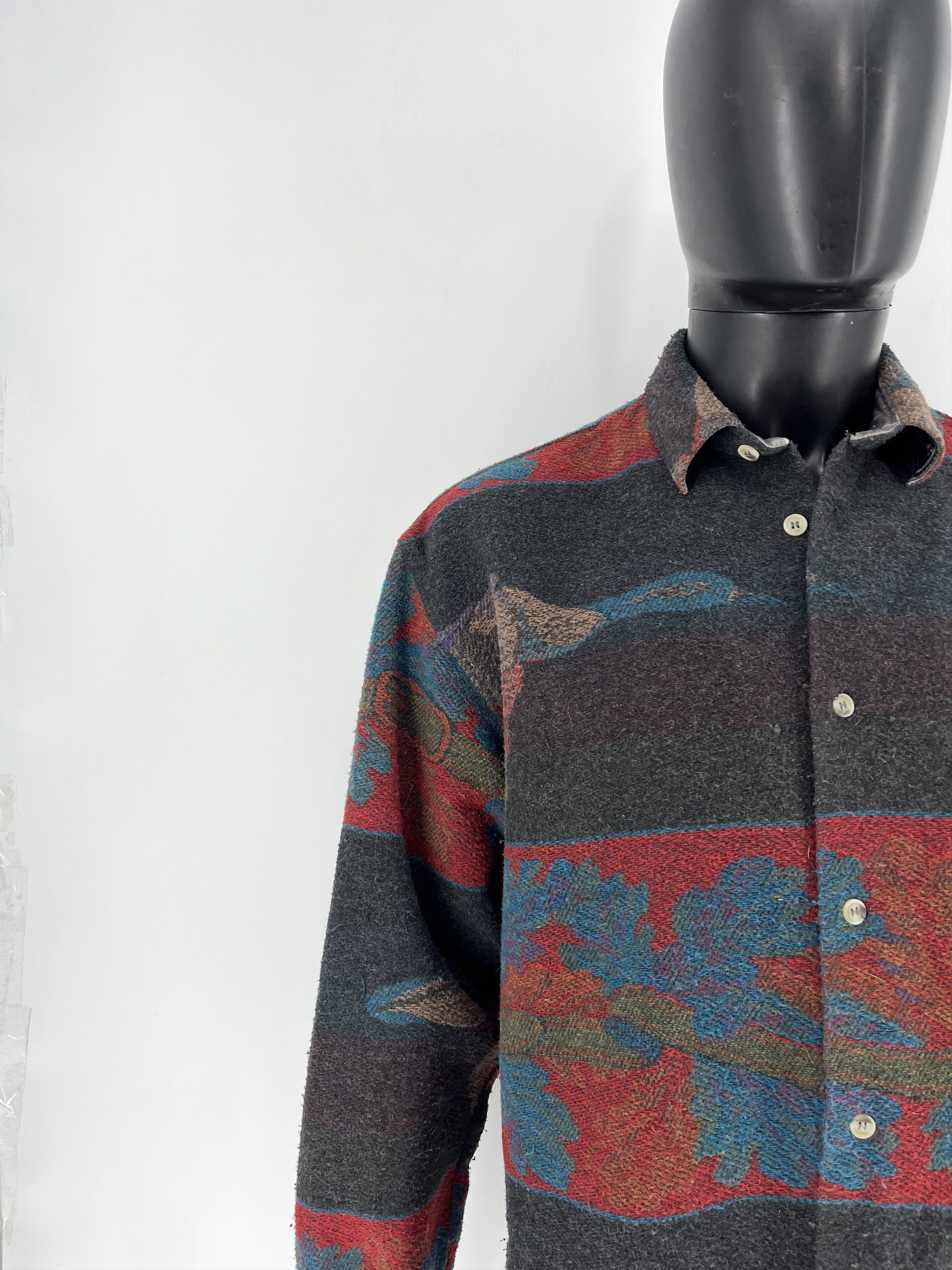 Sisley Vintage Sisley High Grade Western Wear Wool Blanket Jacket Size US M / EU 48-50 / 2 - 7 Thumbnail