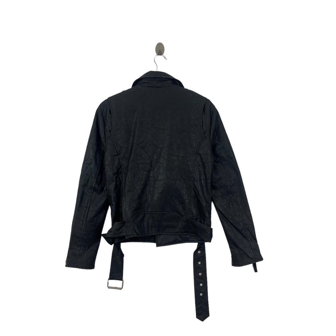 Kazuyuki Kumagai Attachment ATTACHMENT KAZUYUKI KUMAGAI Double Collar Leather Jacket Size M / US 6-8 / IT 42-44 - 2 Thumbnail