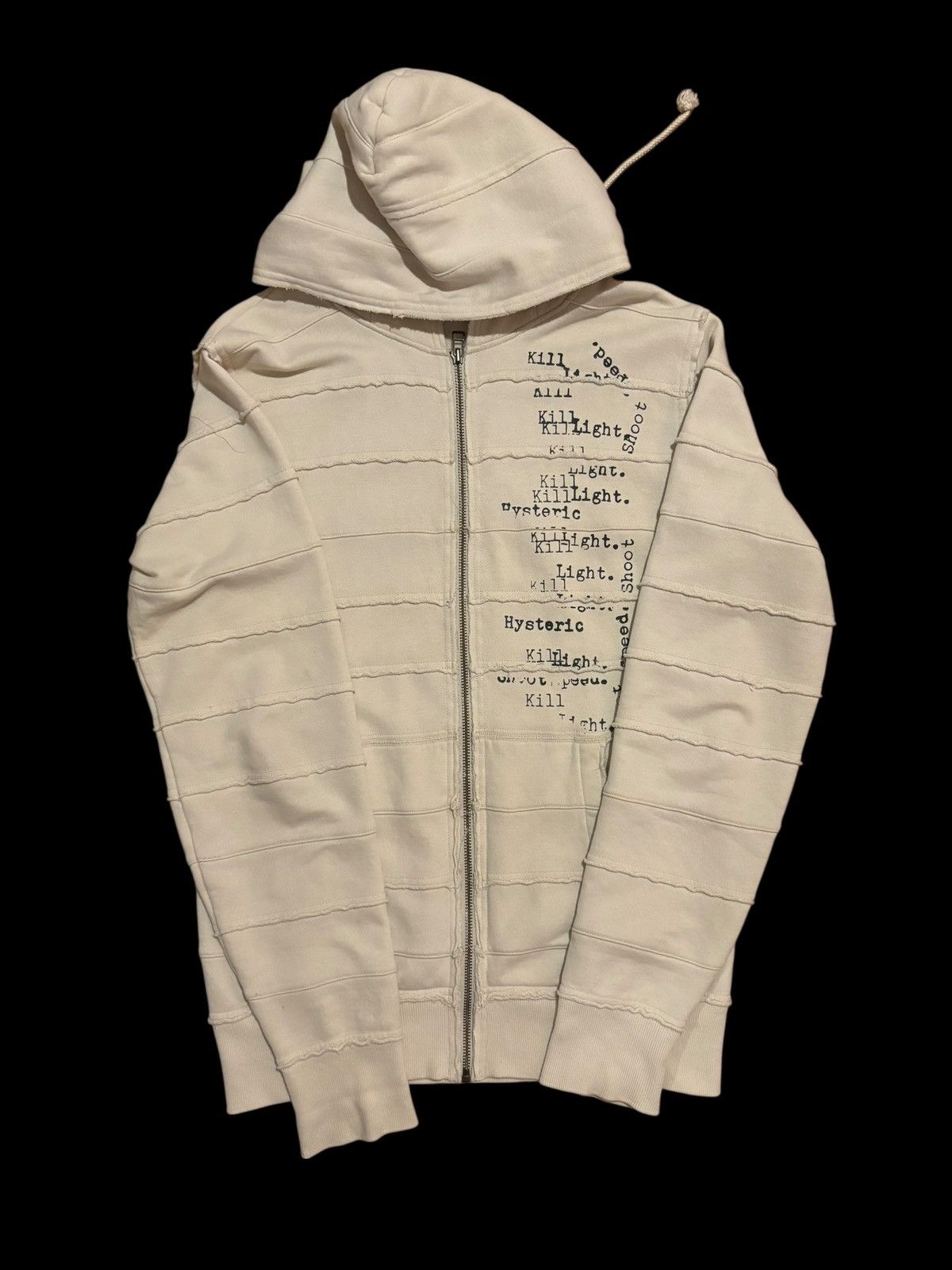 Hysteric Glamour Hysteric Ss99 Hagi Typewriter Zip Up Size US M / EU 48-50 / 2 - 1 Thumbnail