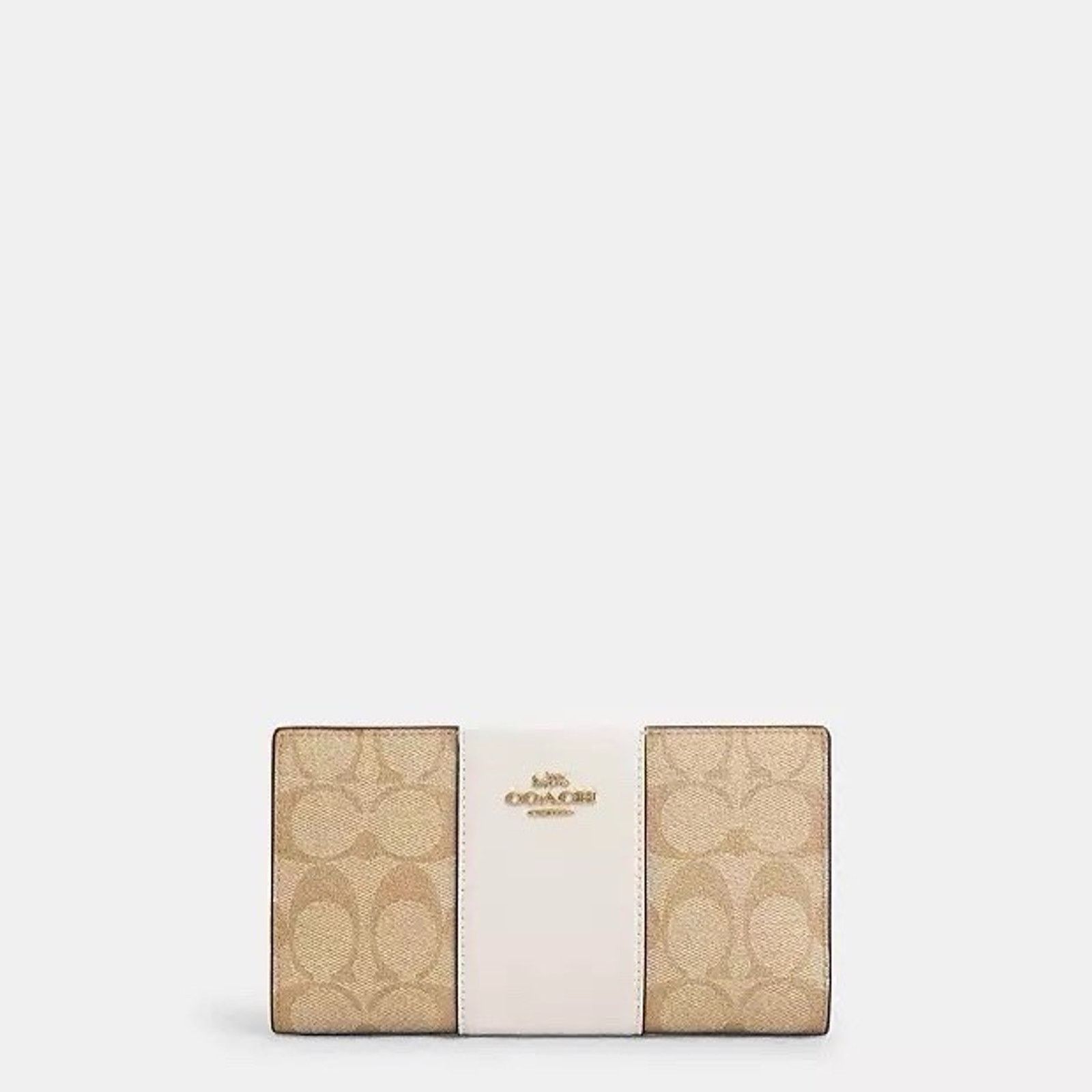 Coach NWT Coach Slim Zip Wallet Signature Canvas Stripe CR928 Size ONE SIZE - 2 Thumbnail