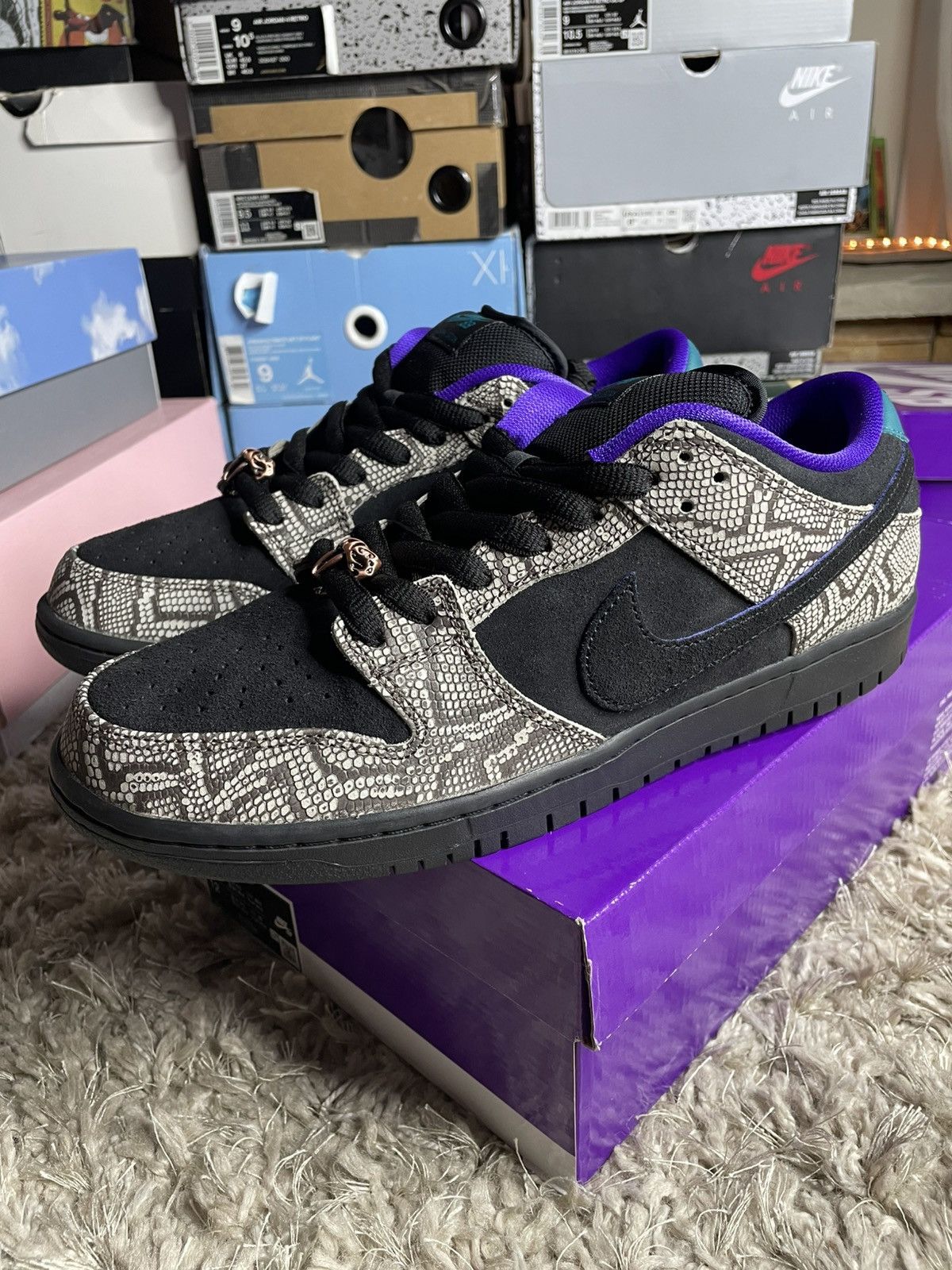 Nike SB Deshawn Jordan x Nike Dunk Low Sb Copperhead Size US 10.5 / EU 43-44 - 1 Thumbnail