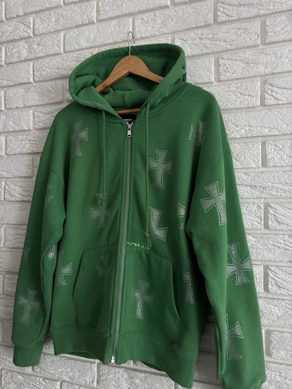 Unknown London Unknown London rhinestone zip up hoodie Size US S / EU 44-46 / 1 - 3 Thumbnail