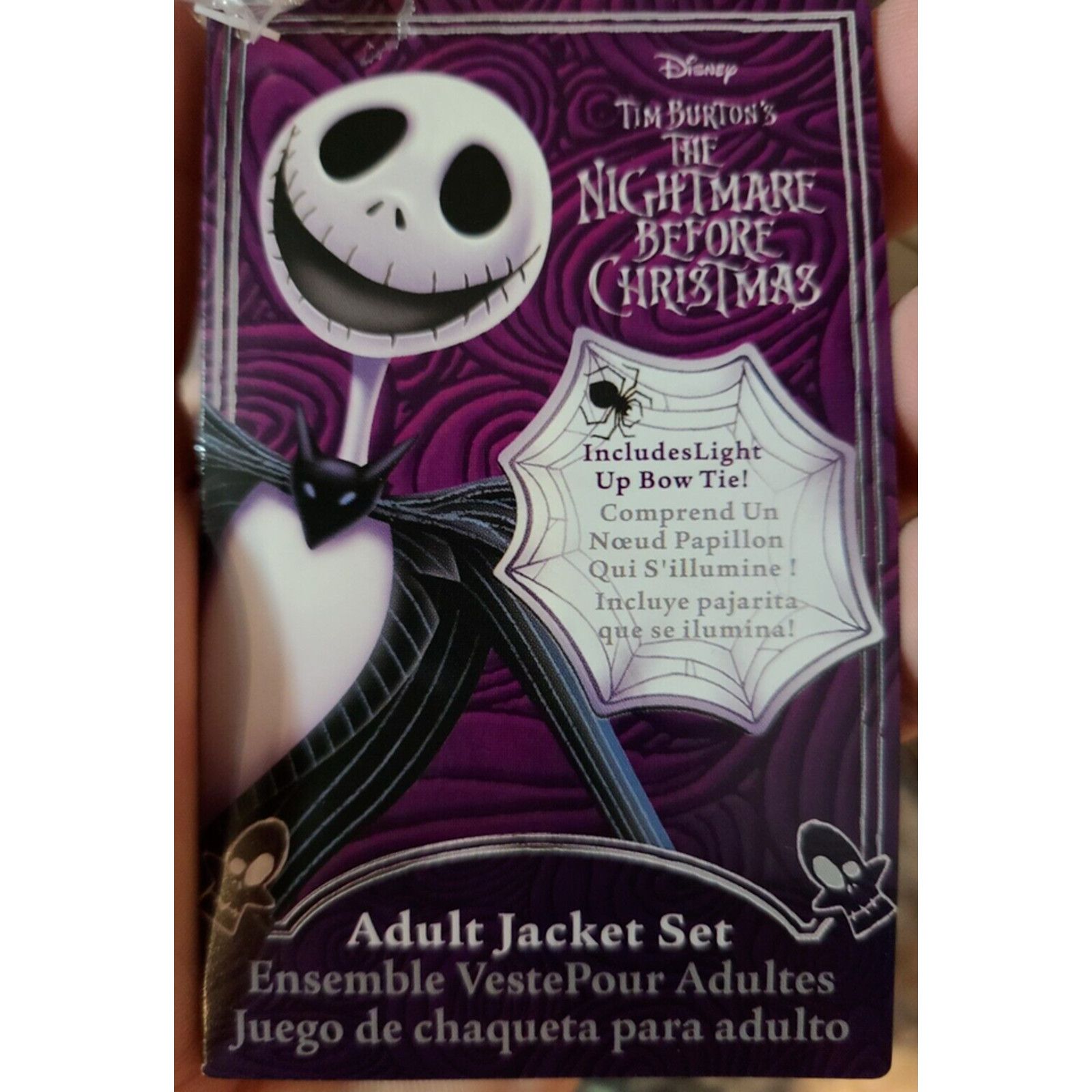 Disney The Nightmare Before Christmas Jacket Set W Light Up Bow XL Size XL / US 12-14 / IT 48-50 - 7 Thumbnail