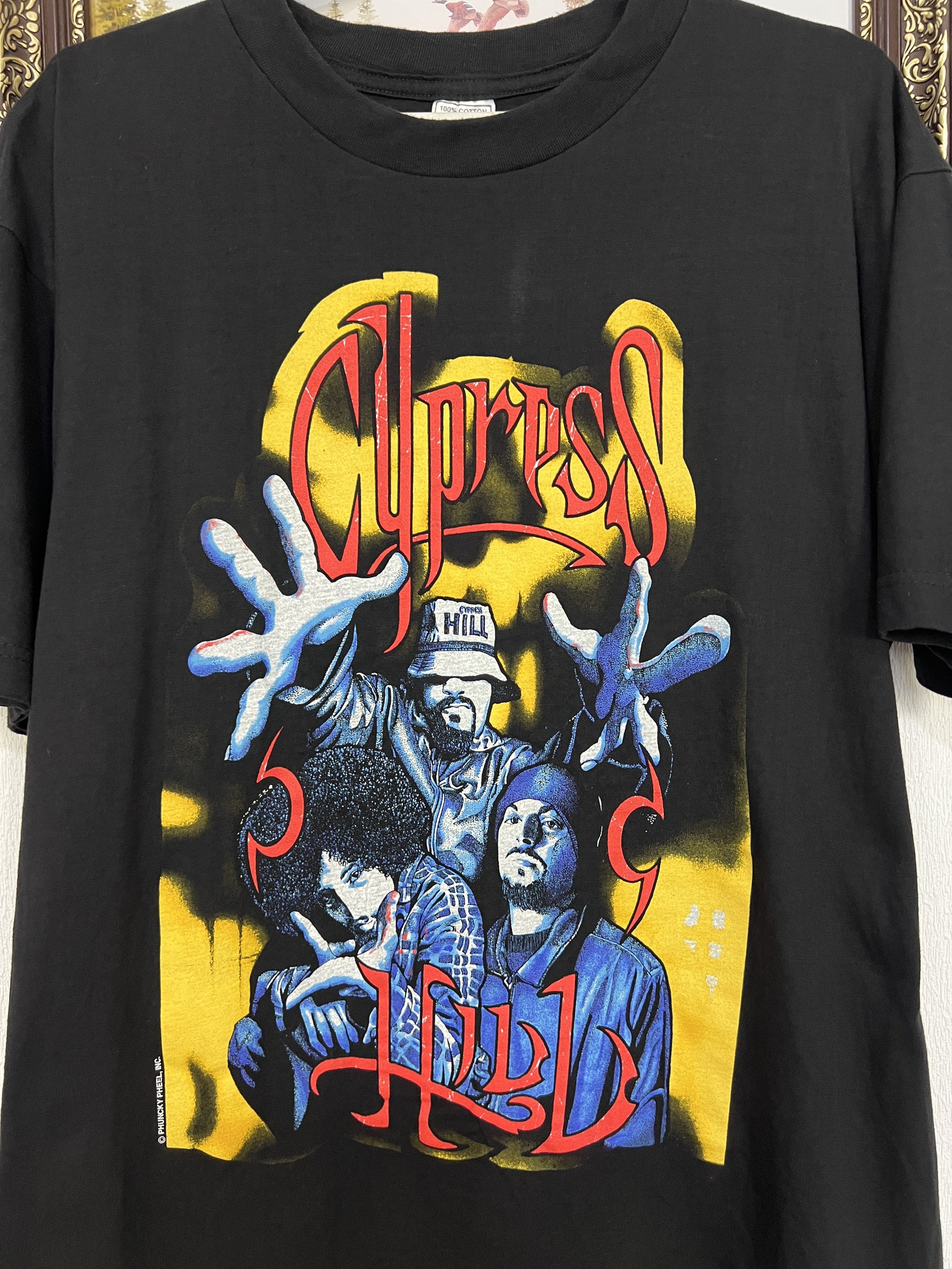 Vintage Vintage 90's Cypress Hill Shirt Rap Band Experience Tee Size US XL / EU 56 / 4 - 5 Thumbnail