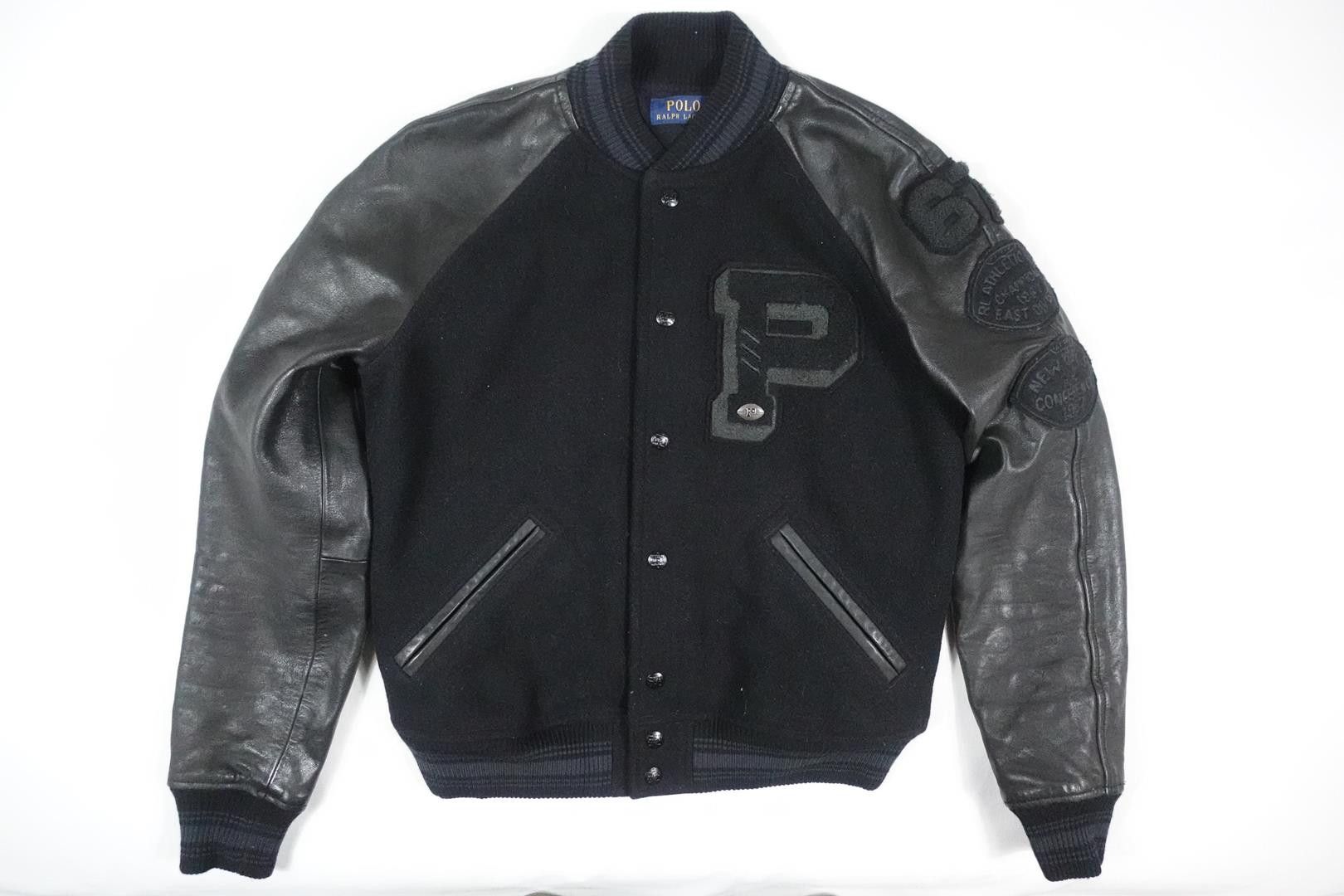 Polo Ralph Lauren Polo Ralph Lauren Jacket Varsity Leather Wool Letterman S Size US S / EU 44-46 / 1 - 1 Thumbnail