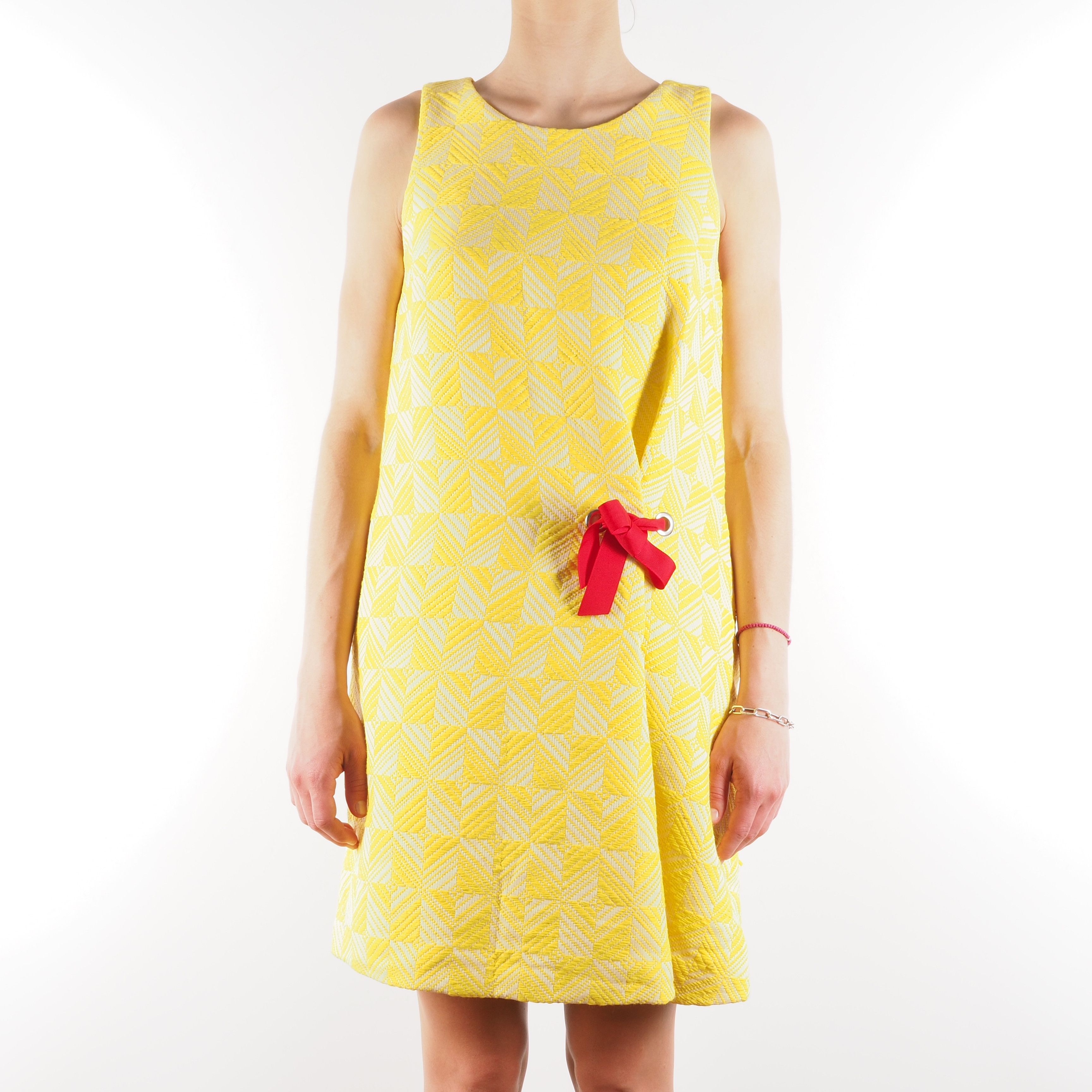 Paul Smith Paul Smith Women's Sleeveless Yellow Dress Size M / US 6-8 / IT 42-44 - 10 Thumbnail