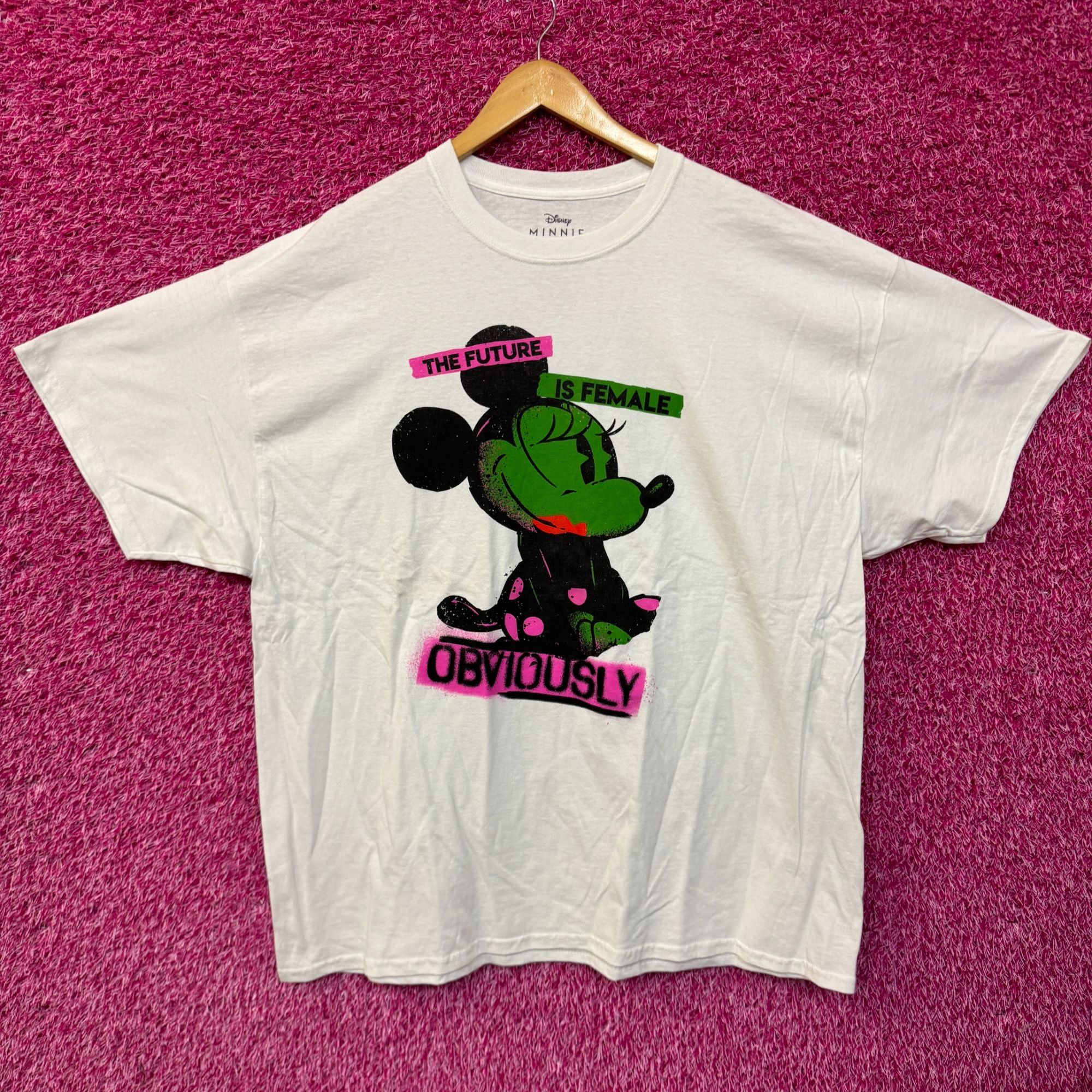 Disney Minnie Mouse The Future is Female T-shirt size 2XL Size US XXL / EU 58 / 5 - 1 Thumbnail