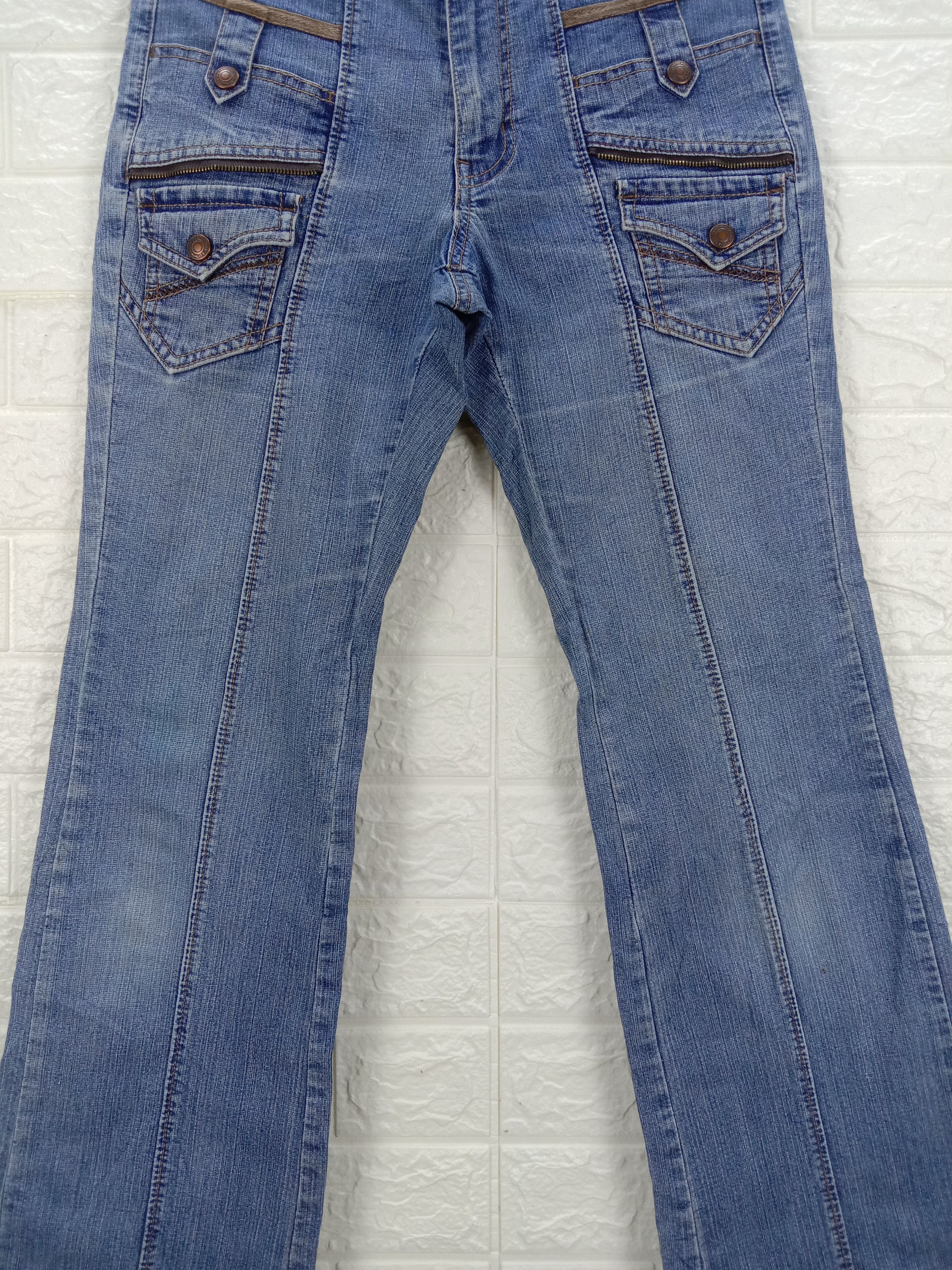 Japanese Brand Vintage Japanese Bush Flare Jeans Bell Bottom Denim Size 28" / US 6 / IT 42 - 3 Thumbnail