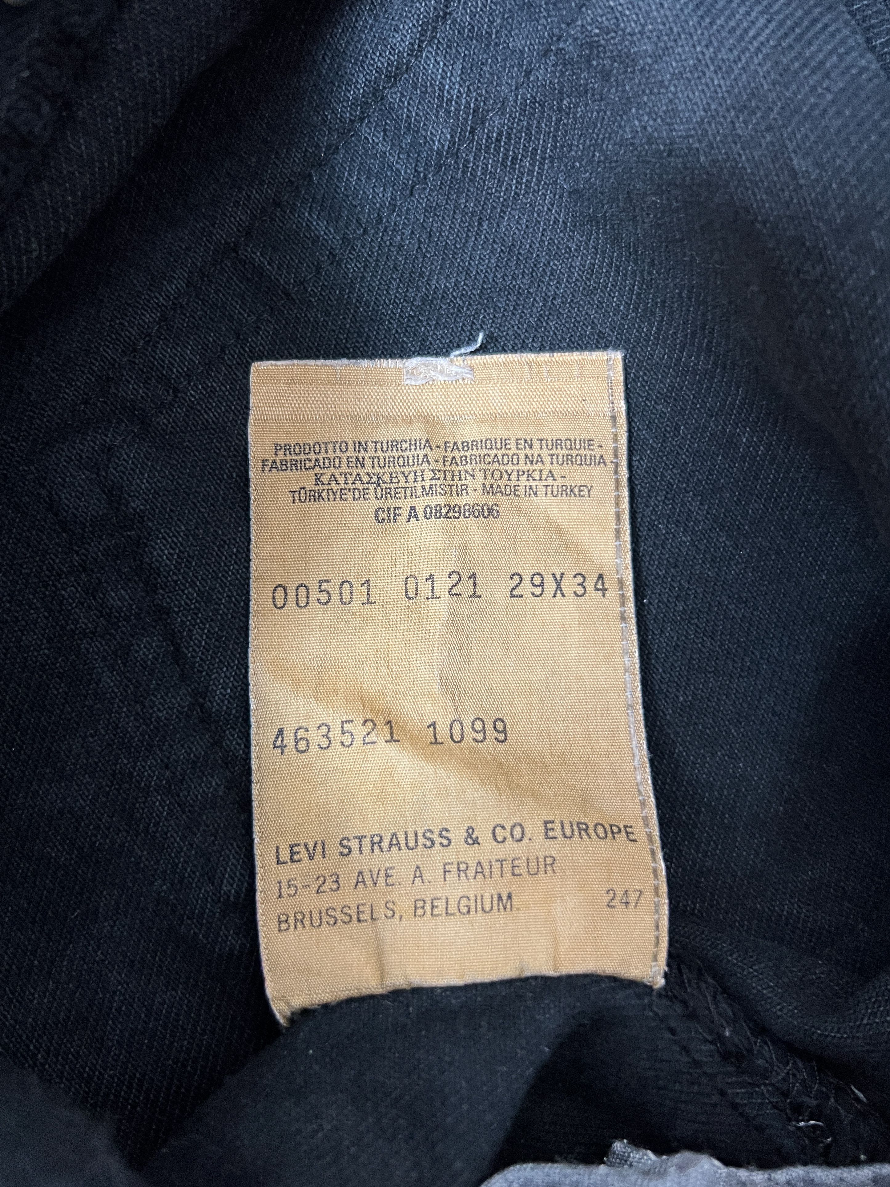 Levi's Vintage Levis 501 Black Jeans Denim Pants Size US 29 - 9 Thumbnail