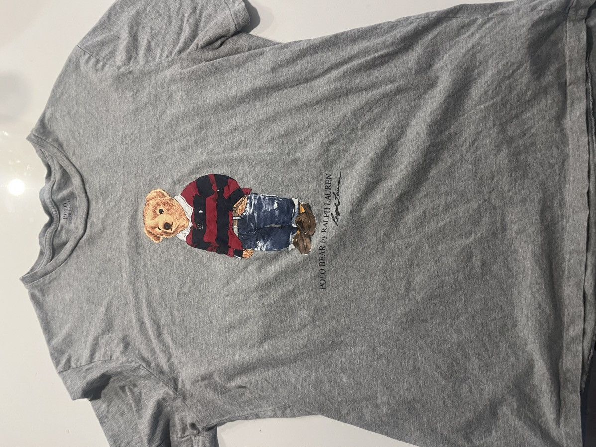 Polo Ralph Lauren Polo Bear Grey Tee Size US M / EU 48-50 / 2 - 1 Thumbnail