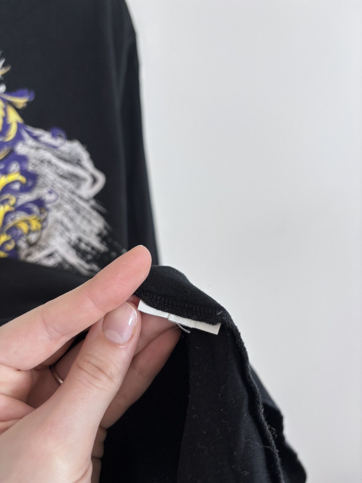 Versace Versace Collection Men’s Baroque Print Black Long Sleeve Tee Size US L / EU 52-54 / 3 - 9 Thumbnail