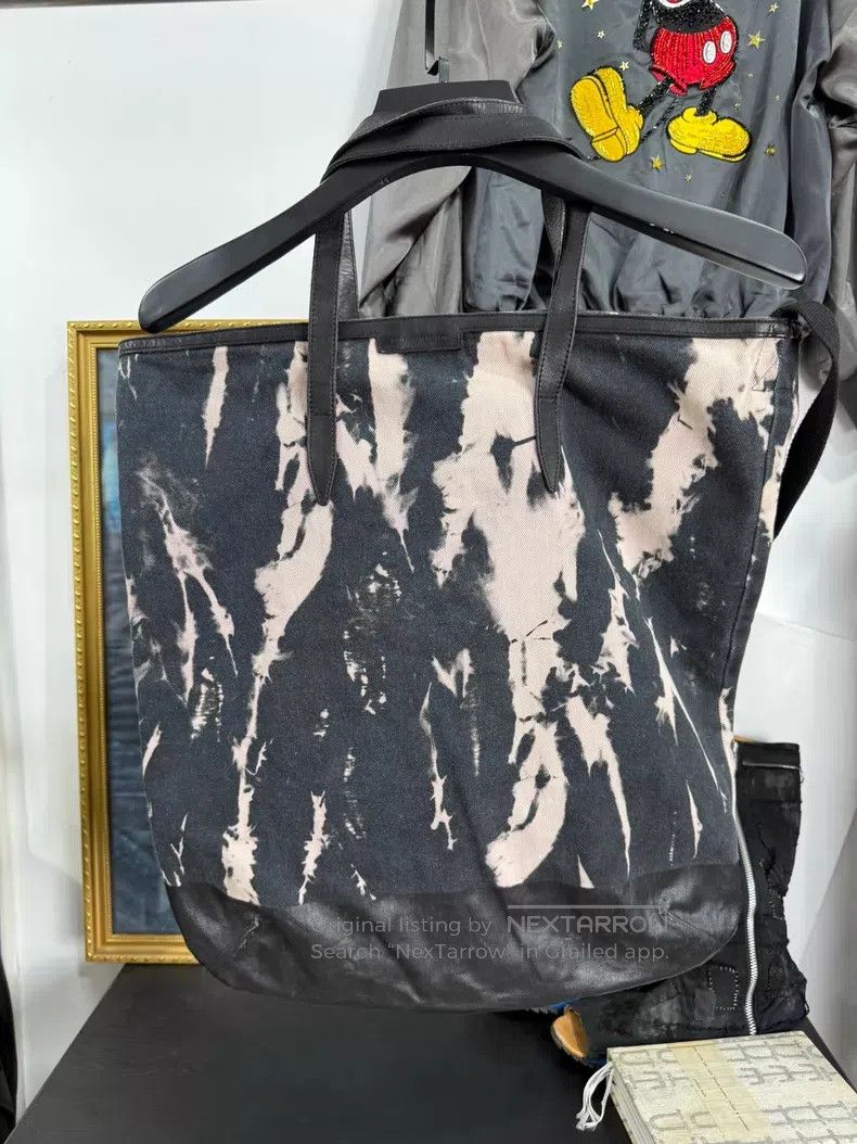 Dries Van Noten DRIES VAN NOTEN Large Capacity Patchwork Wax-dyed Tote and Size ONE SIZE - 5 Thumbnail