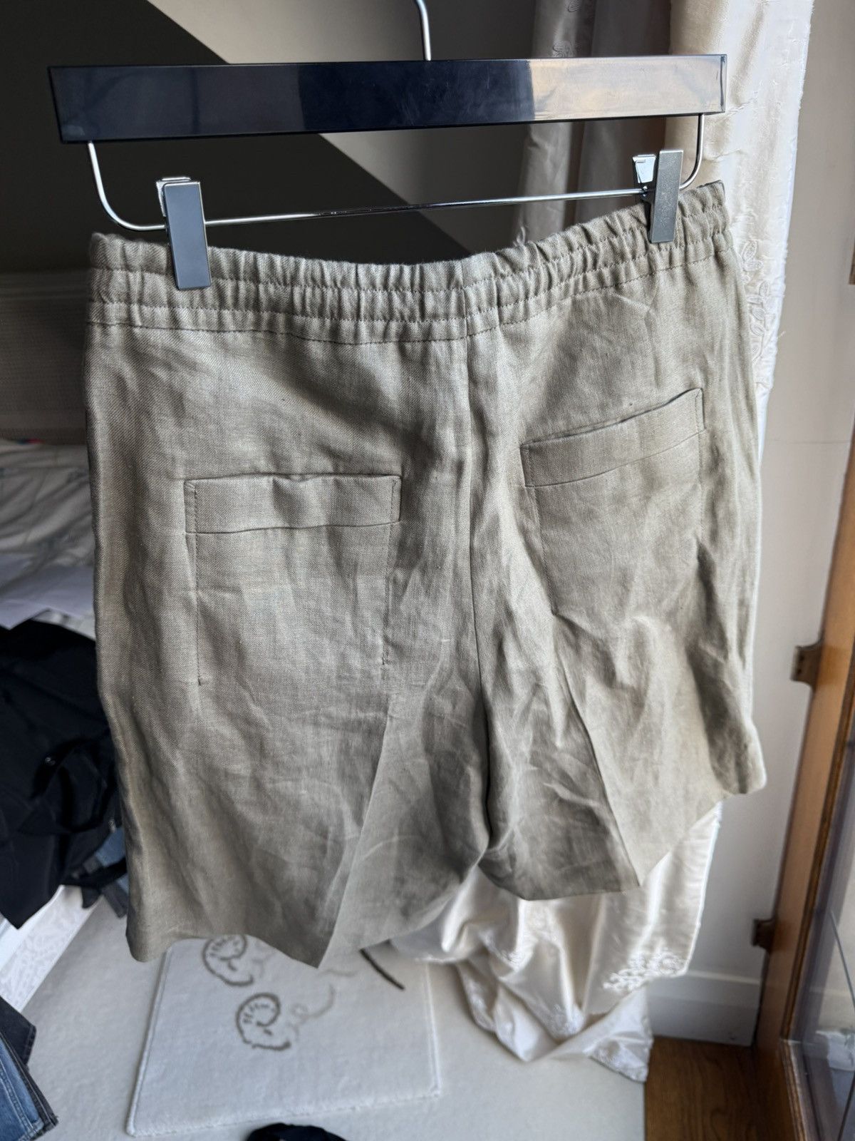Z Zegna $1.1k+ Zegna Oasi Lino shorts 46 BNWT green khaki grail 46 Size US 30 / EU 46 - 20 Thumbnail