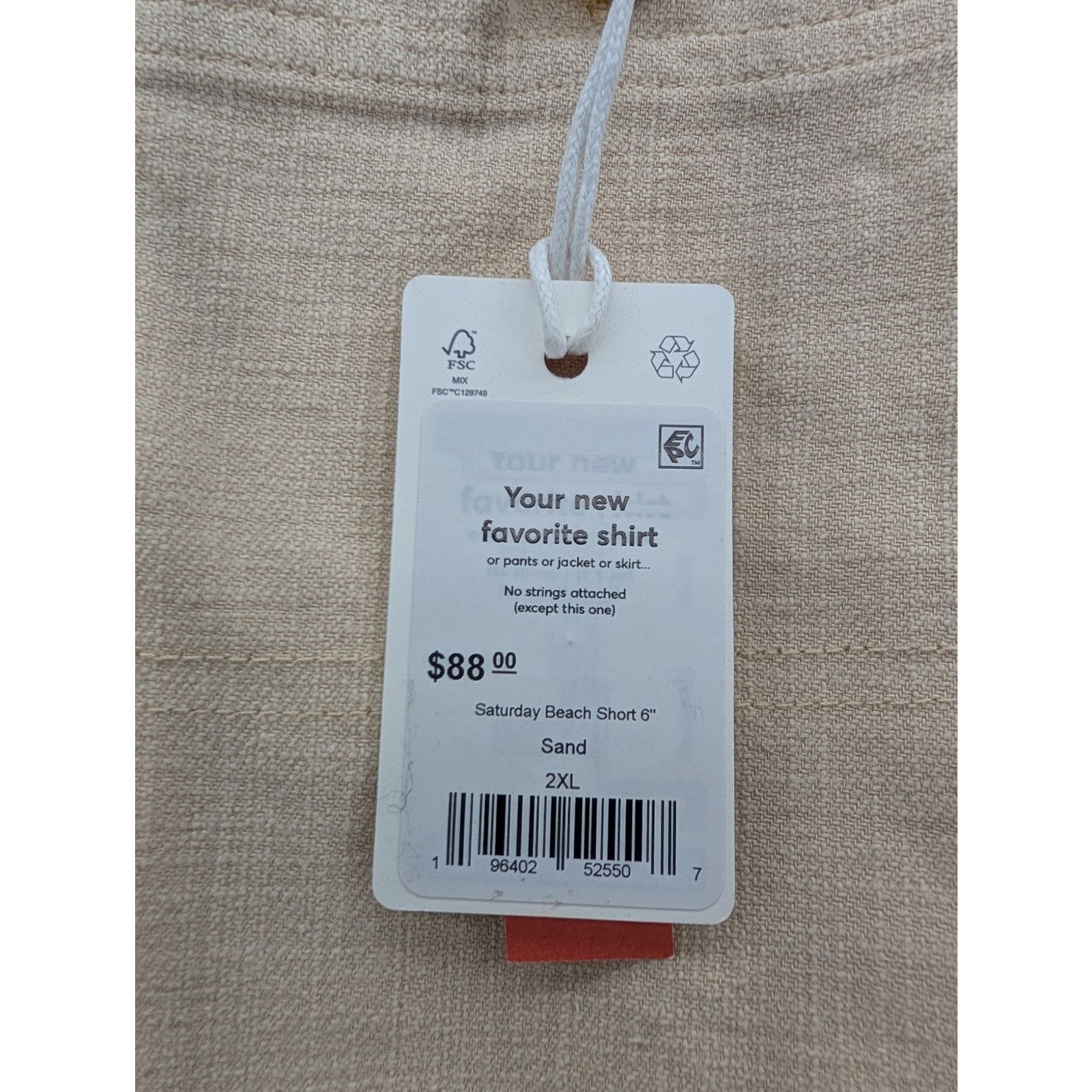 Marine Layer NWT Marine Layer Men's 6" Saturday Beach Short in Sand Size US 42 / EU 58 - 6 Thumbnail