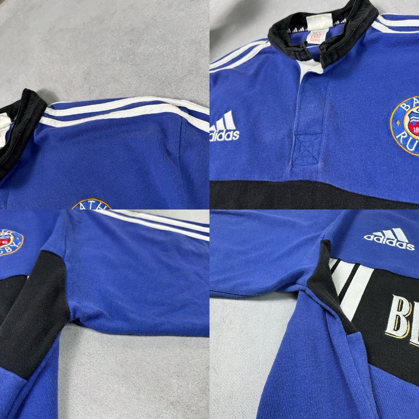 Adidas Vintage Adidas 1999 Bath Rugby Jersey Size XL Blue Men Size US XL / EU 56 / 4 - 21 Thumbnail