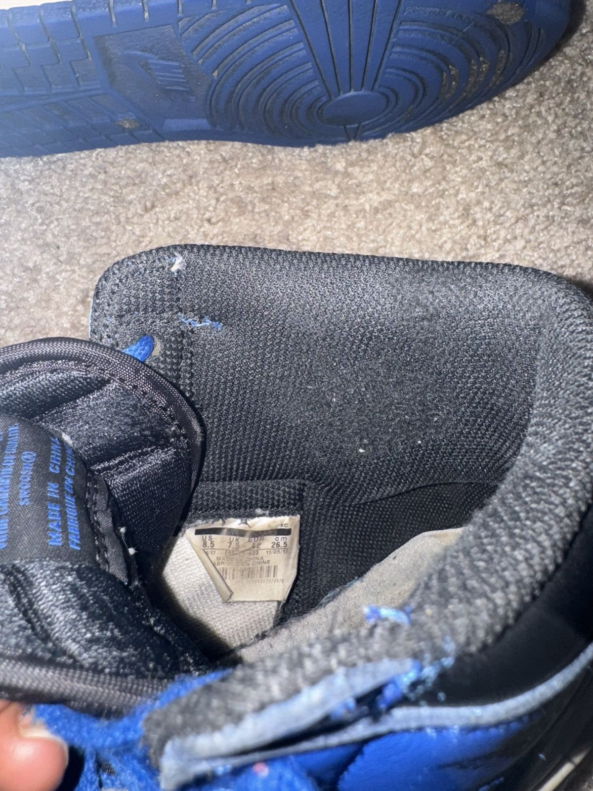 Jordan Brand × Nike Air Jordan 1 Retro High OG 'Game Royal' – Size US 8.5M Size US 8.5 / EU 41-42 - 6 Thumbnail