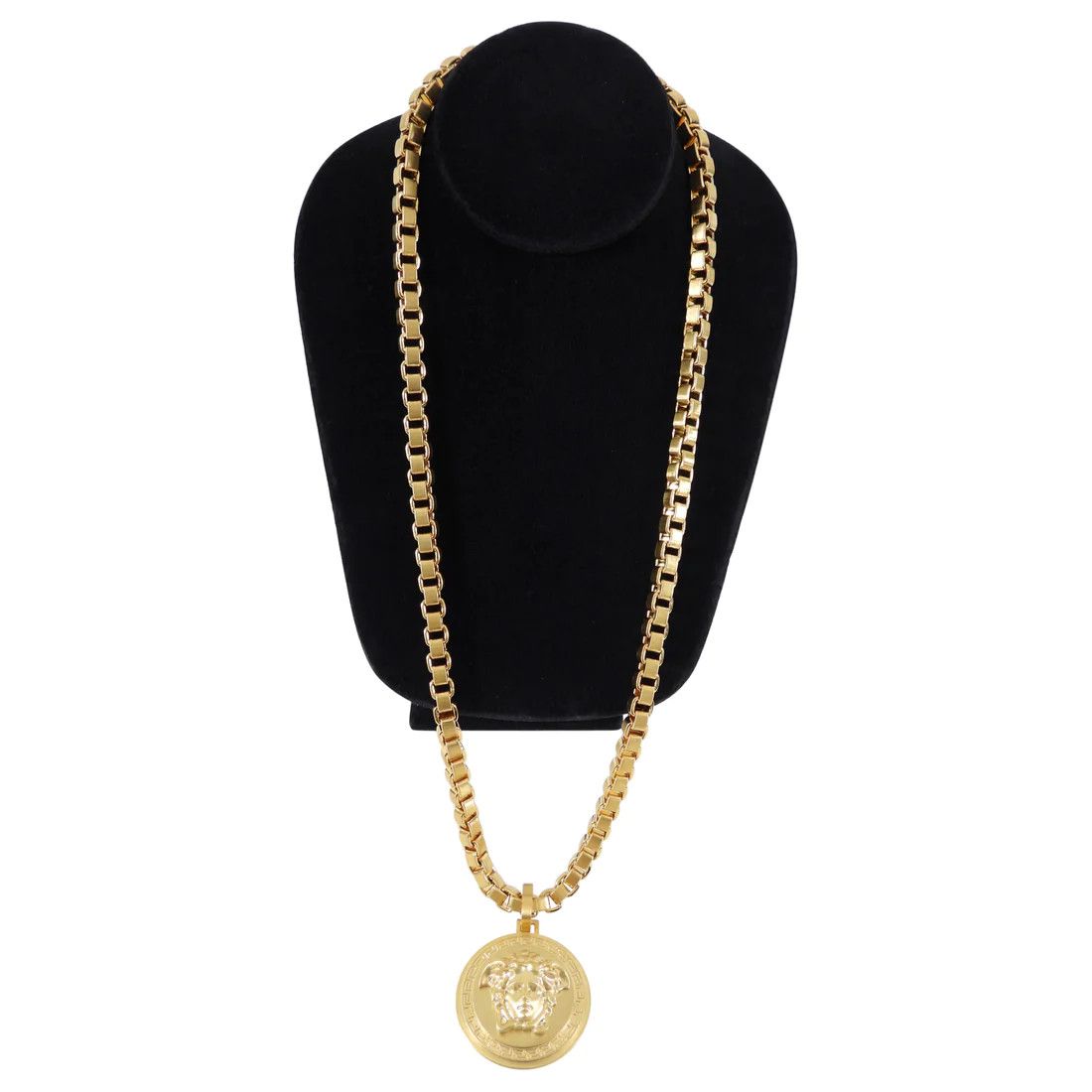 Versace Versace Gold Chain Medusa Medallion Necklace Size ONE SIZE - 4 Thumbnail