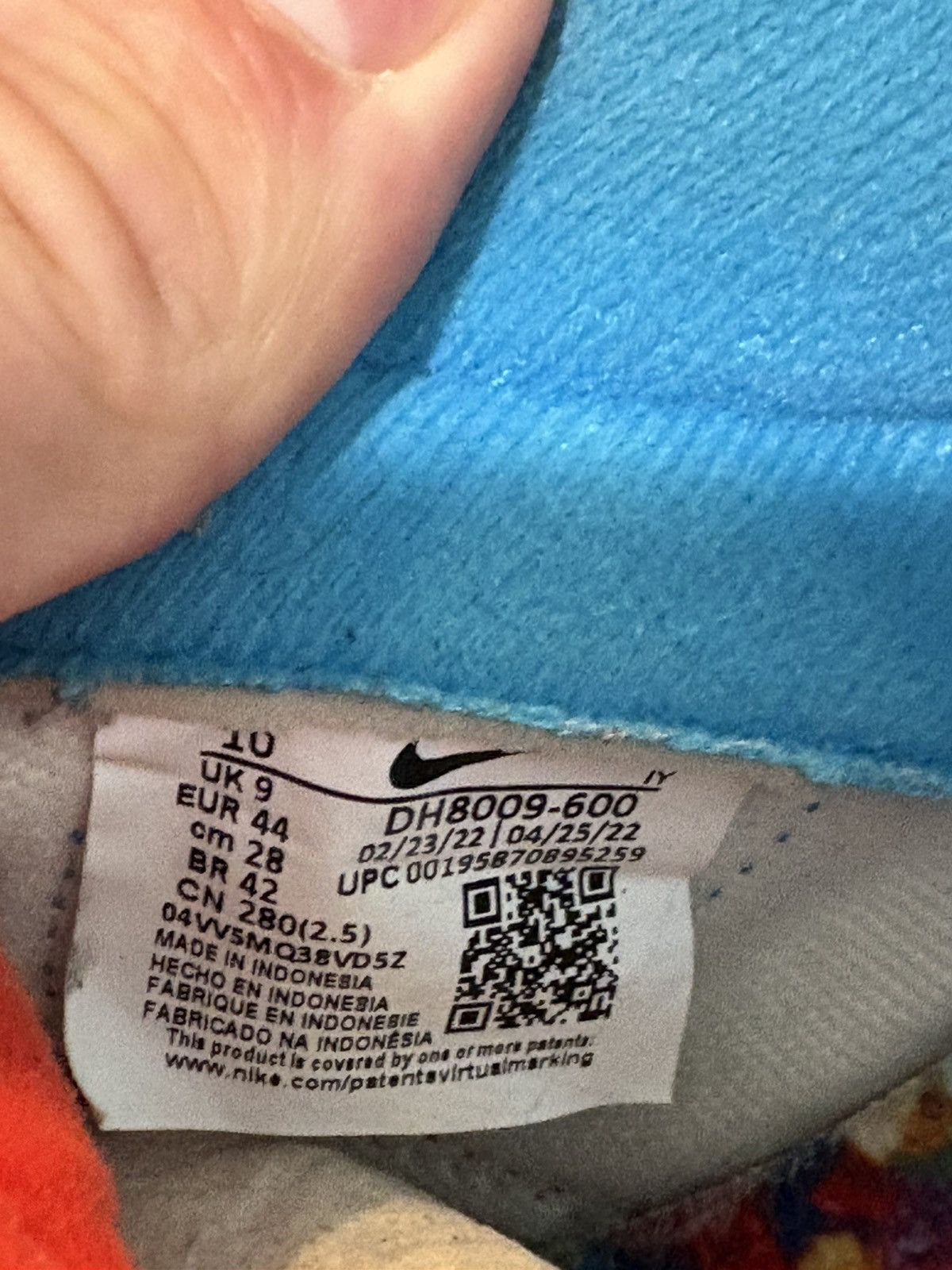 Nike Dunk Low Fruity Pebbles Size US 10 / EU 43 - 7 Thumbnail