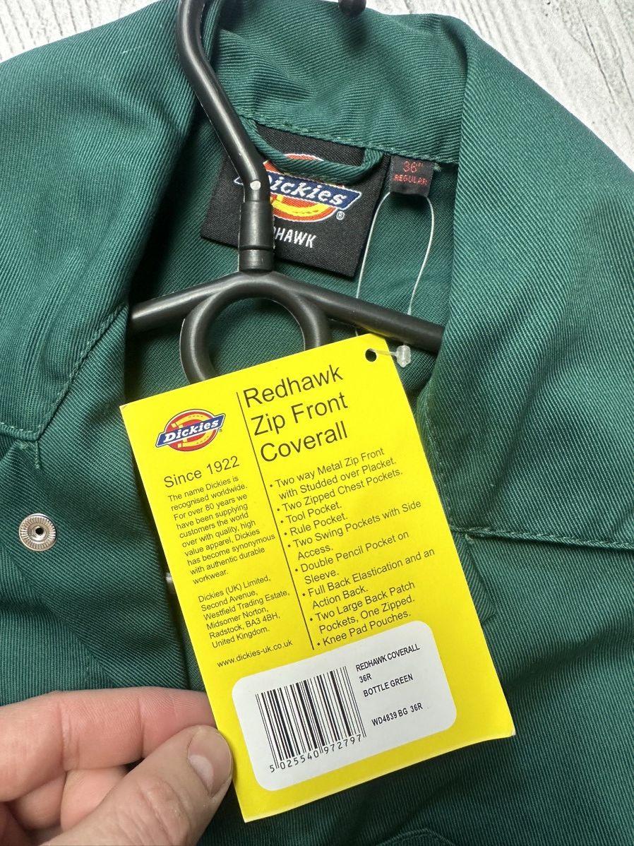 Vintage Vintage Dickies Overall green rare size M pocket Y2K Size US 32 / EU 48 - 3 Thumbnail
