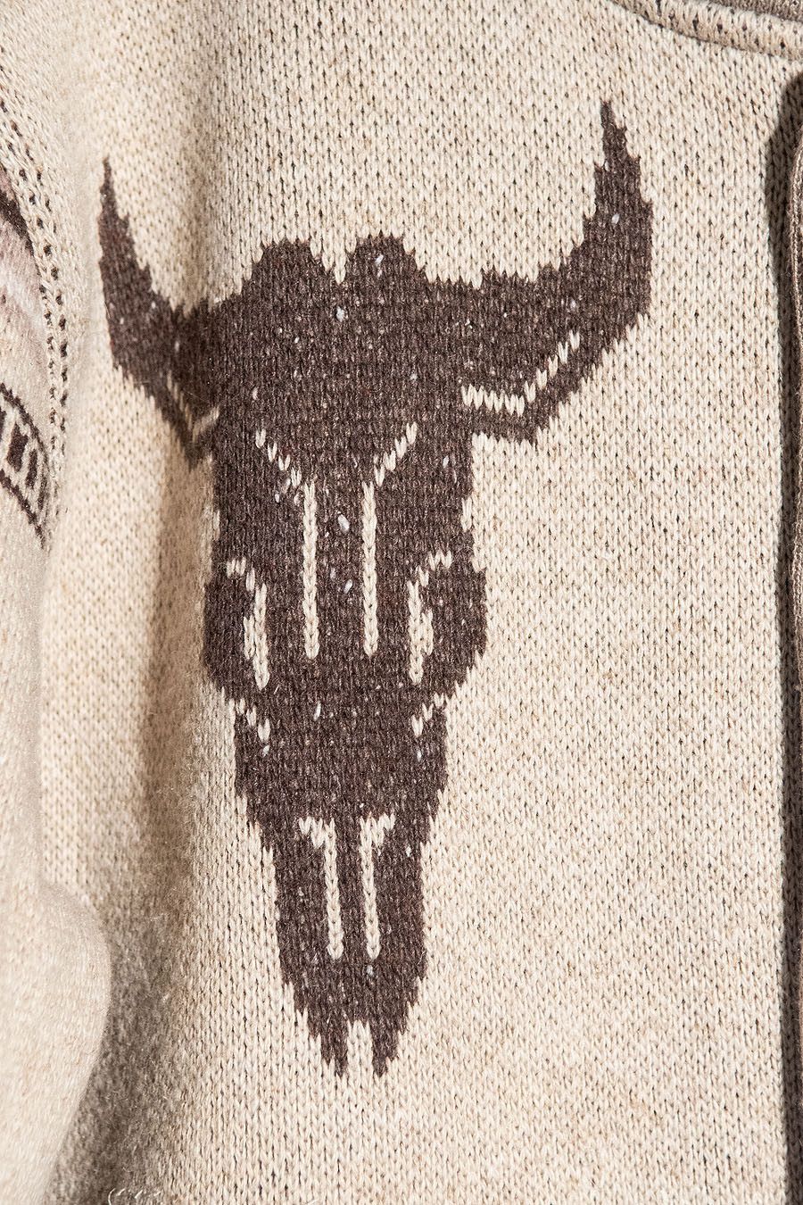 RRL Ralph Lauren Double RL Shawl Collar Jacquard Western Rodeo Wool Jacket Size US L / EU 52-54 / 3 - 3 Thumbnail