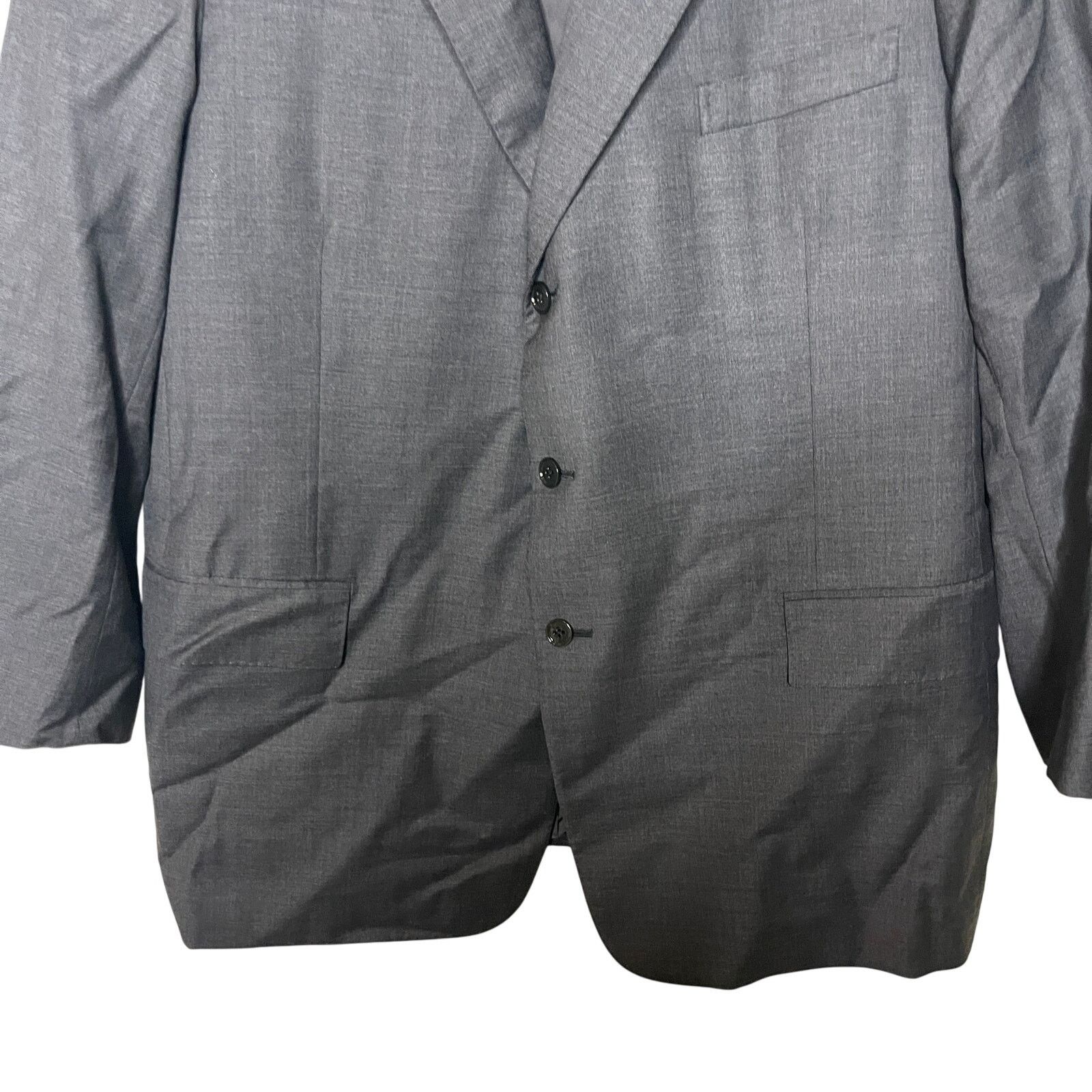 Ralph Lauren Purple Label grey 100% wool Blazer 46R