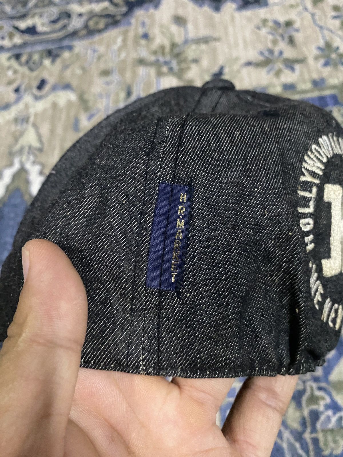 HOLLYWOOD RANCH MARKET Vintage Hr Market Fitted Hat Size ONE SIZE - 4 Thumbnail