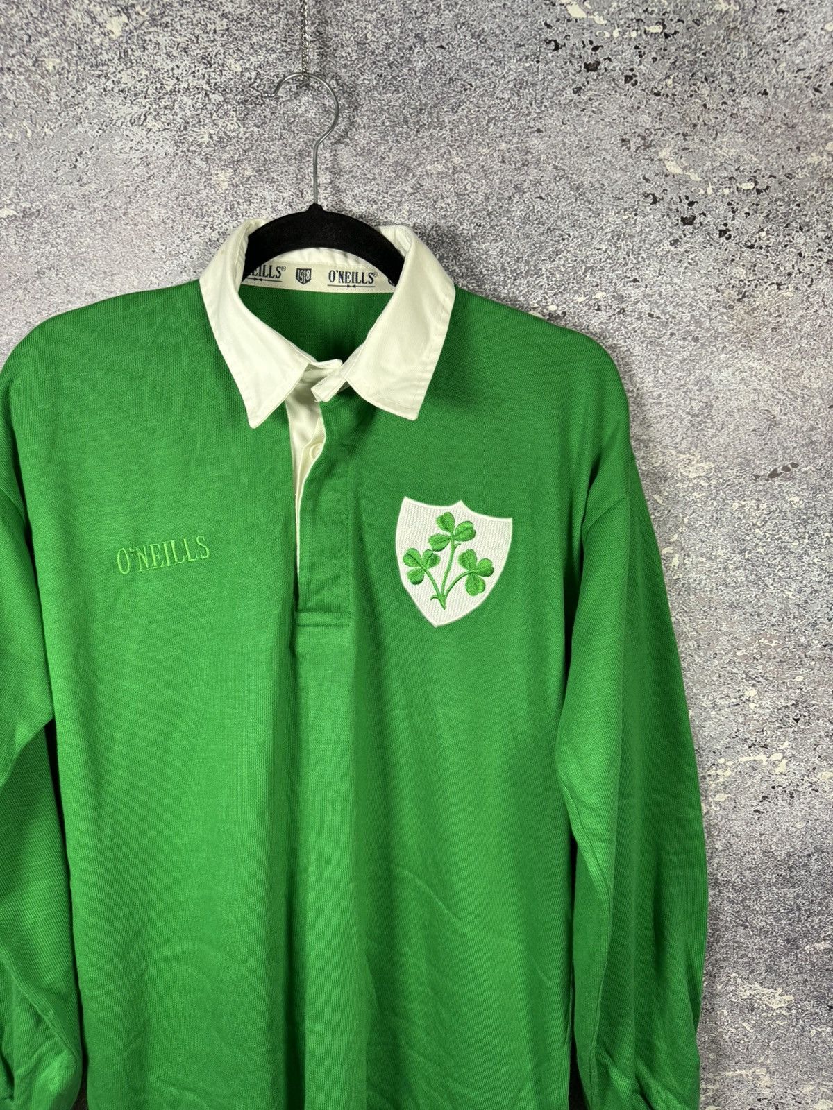 O'Neills × Vintage Ireland Rugby Jersey O'Neills Vintage 80's Retro Large Size US L / EU 52-54 / 3 - 2 Thumbnail