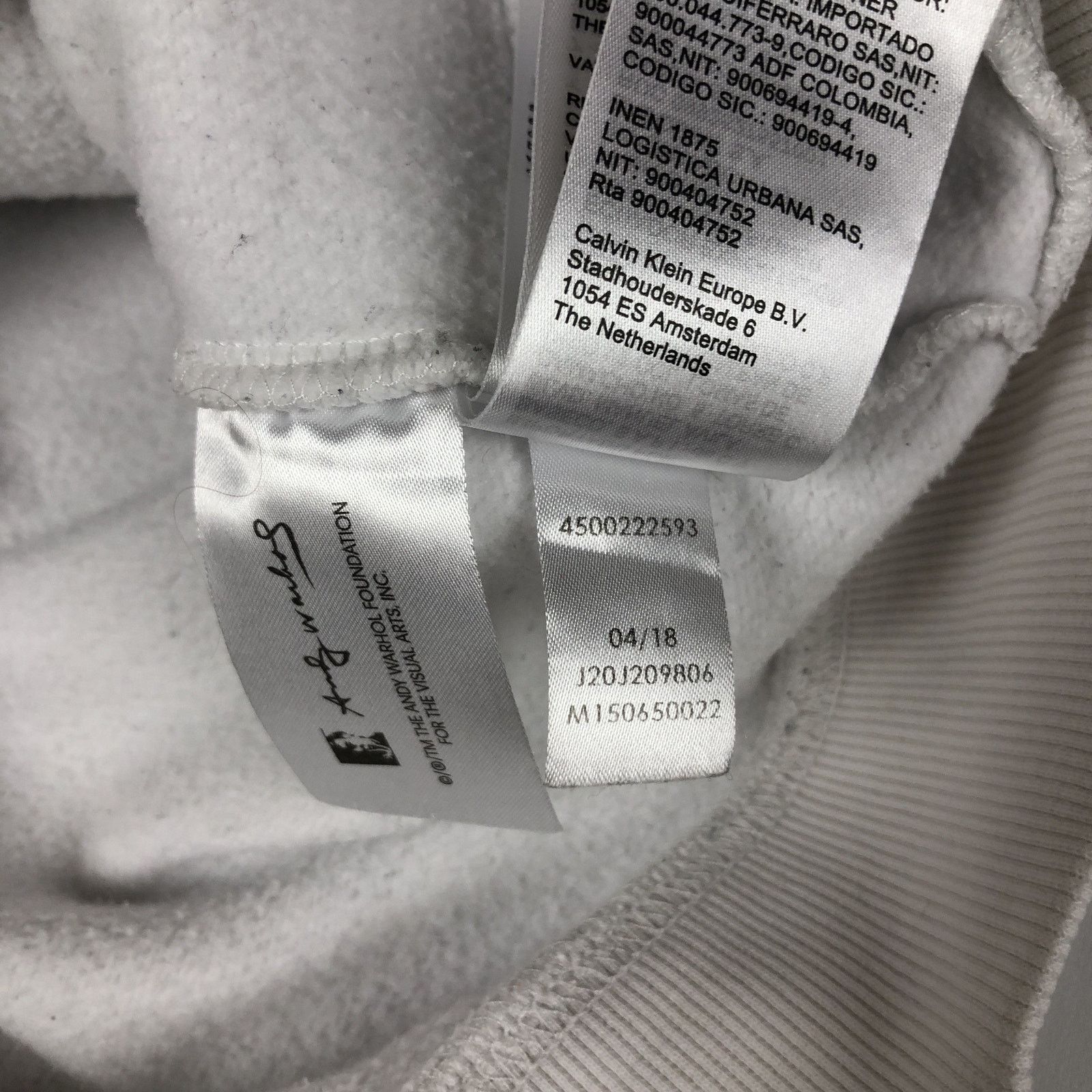 Raf Simons Raf Simons Era Calvin Klein x Andy Warhol Sweatshirt Size US L / EU 52-54 / 3 - 9 Thumbnail