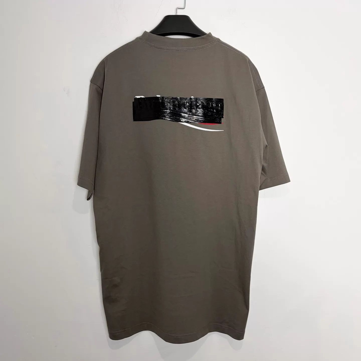 Balenciaga Balenciaga Tape Olive Coke Tee XXS (Bust 110, Length 76) Size US XXS / EU 40 - 2 Thumbnail