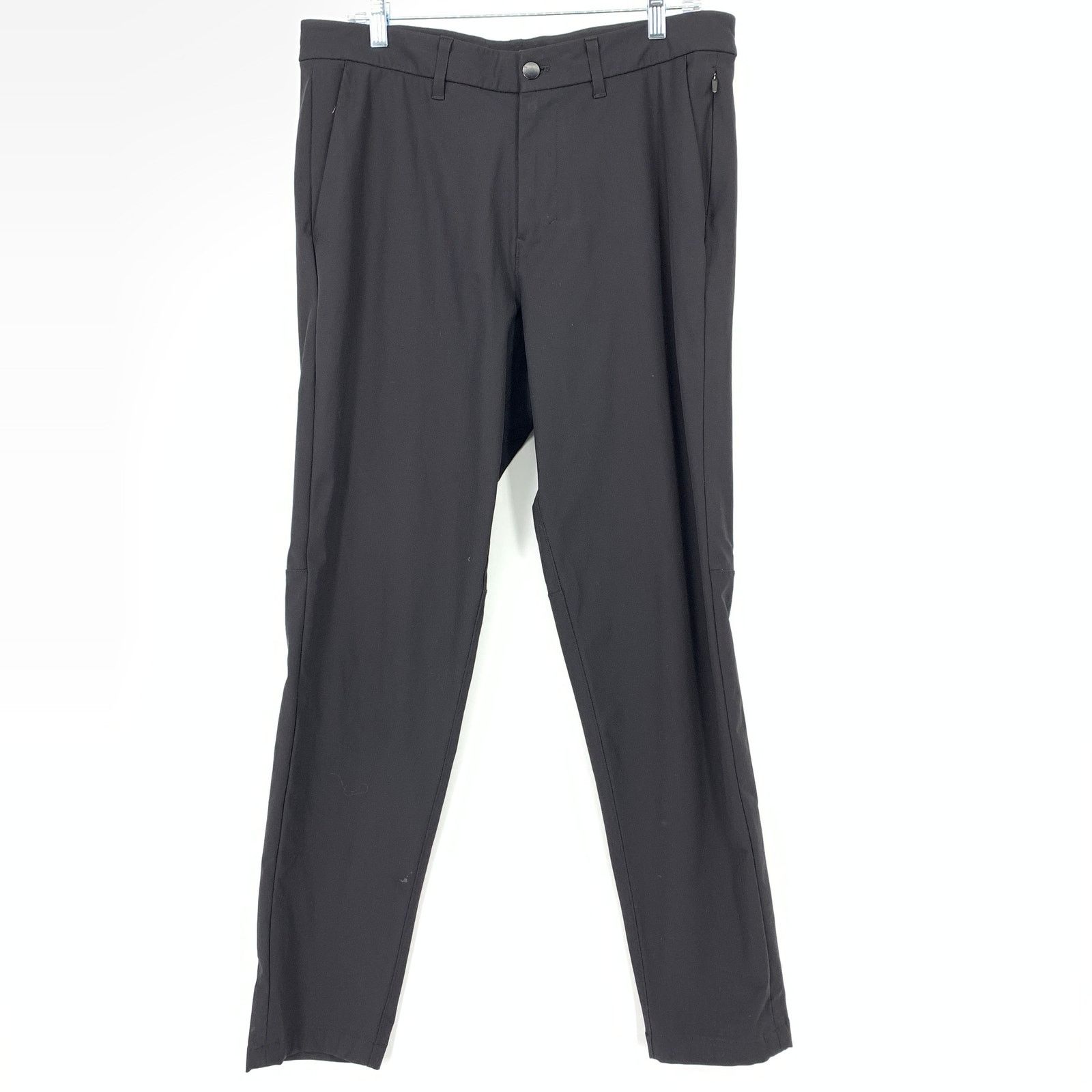 Lululemon Lululemon Commission Pant Men's 34 Black Slim Leg Size US 34 / EU 50 - 1 Thumbnail