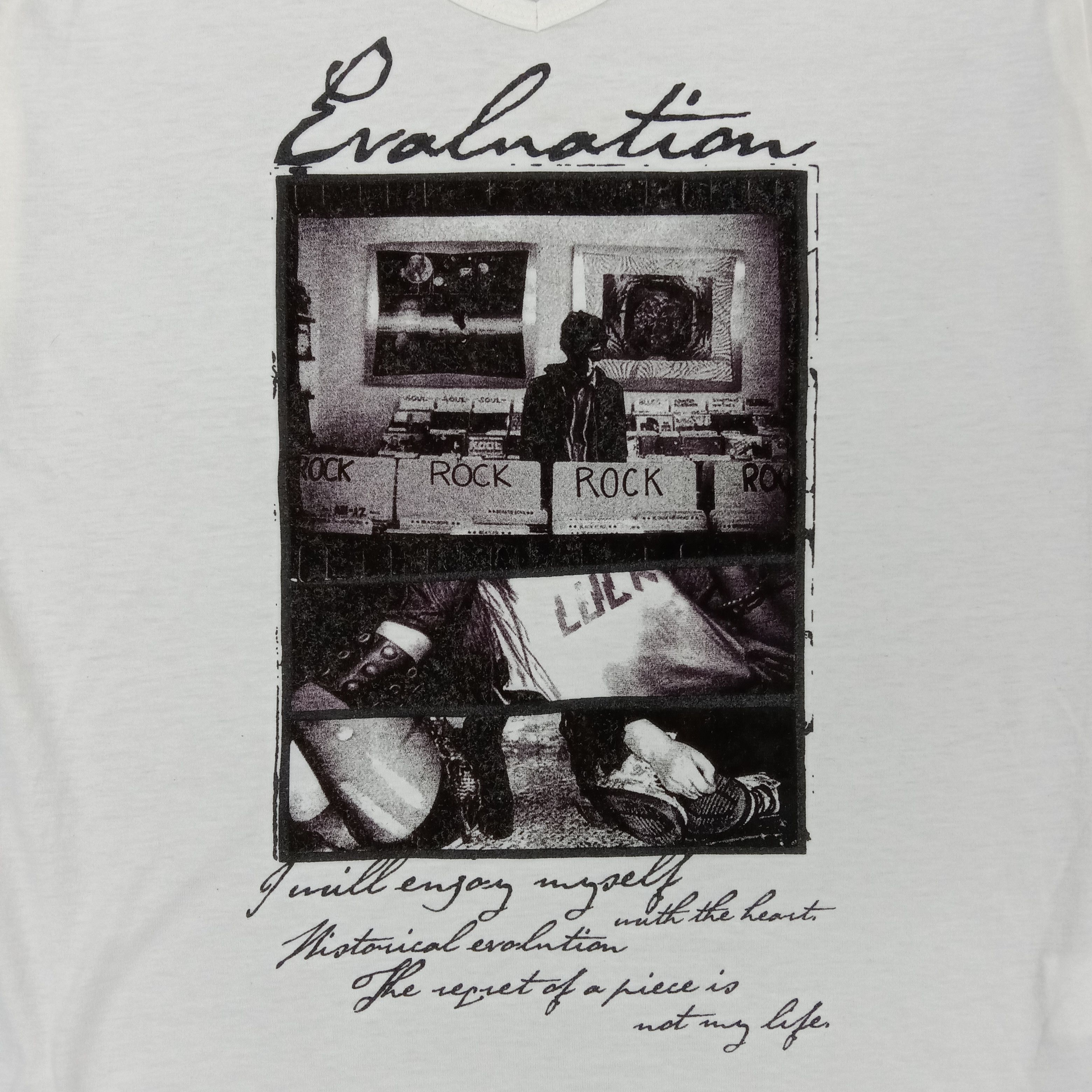 Japanese Brand × PPFM × Vintage PPFM Rock Japan Brand 3q V Neck Tshirt Size US M / EU 48-50 / 2 - 2 Thumbnail