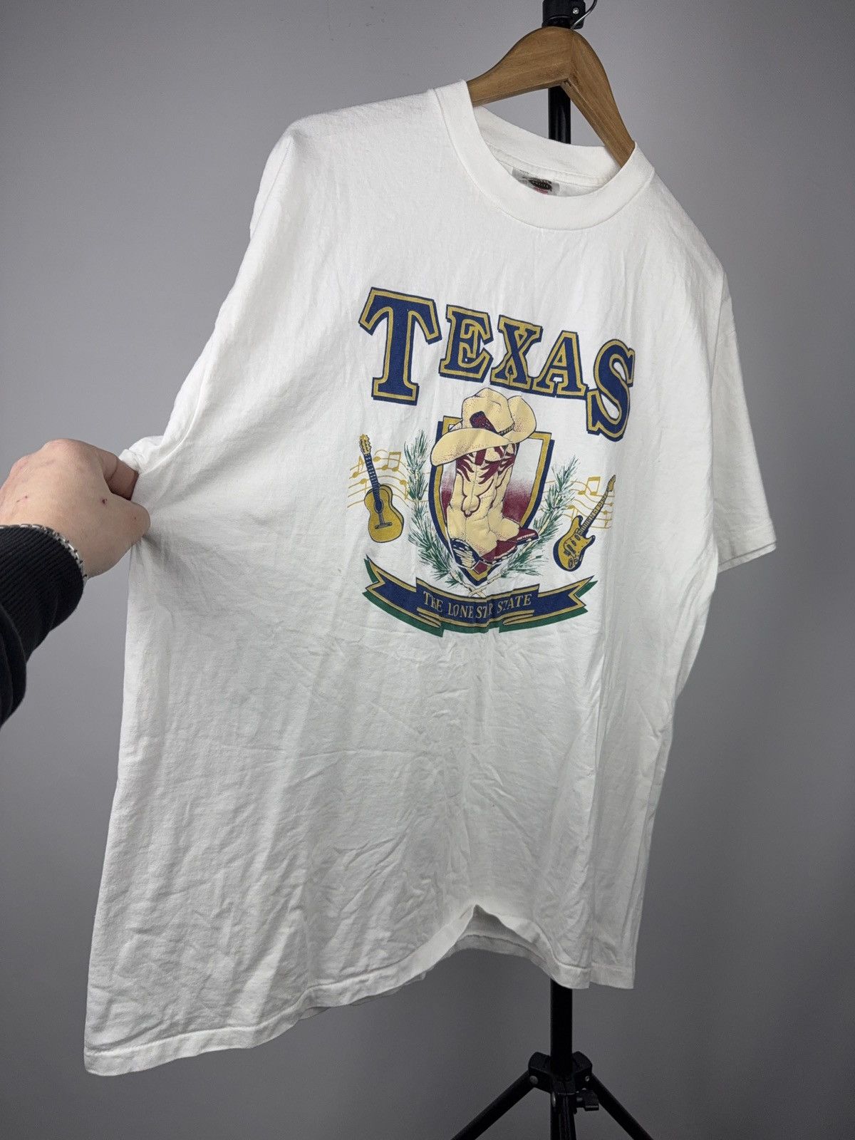 Vintage Vintage Retro Western 90s Texas Lone Star State T-Shirt USA Size US XL / EU 56 / 4 - 4 Thumbnail