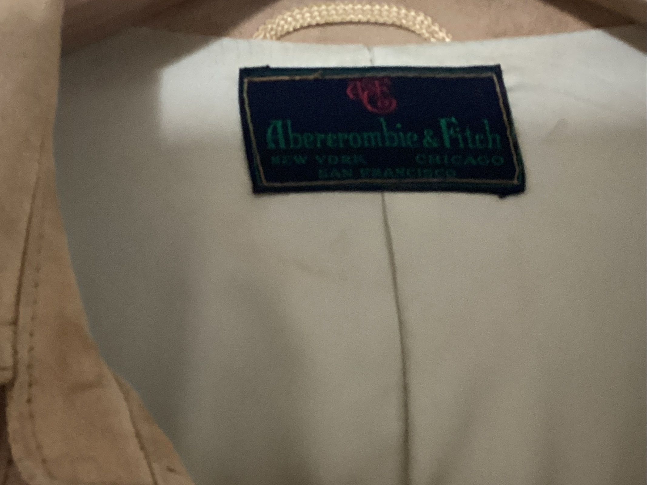 Abercrombie & Fitch Abercrombie and Fitch 1960 Suede jacket Size US S / EU 44-46 / 1 - 3 Thumbnail