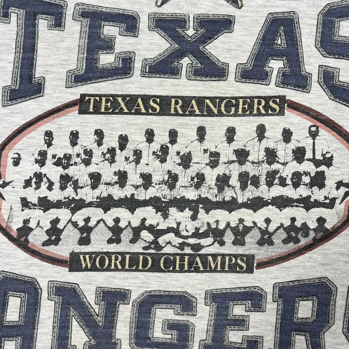 MLB Vintage MLB Texas Rangers rare tee 90’s Size US XL / EU 56 / 4 - 10 Thumbnail