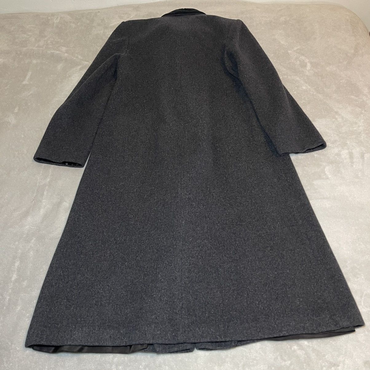 Other Vintage Beau Brem 100% Pure Wool Overcoat Double Breasted 14 Size XL / US 12-14 / IT 48-50 - 4 Thumbnail