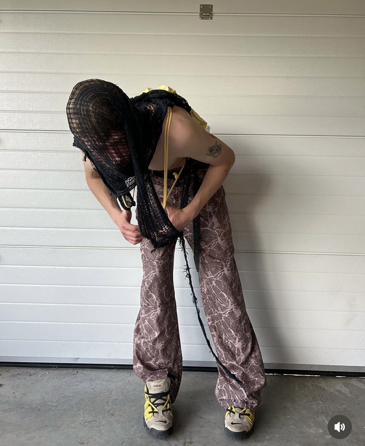 Other Custom Marble Splatter Flare Pants -Archive Grunge Aesthetic Size US 34 / EU 50 - 1 Thumbnail