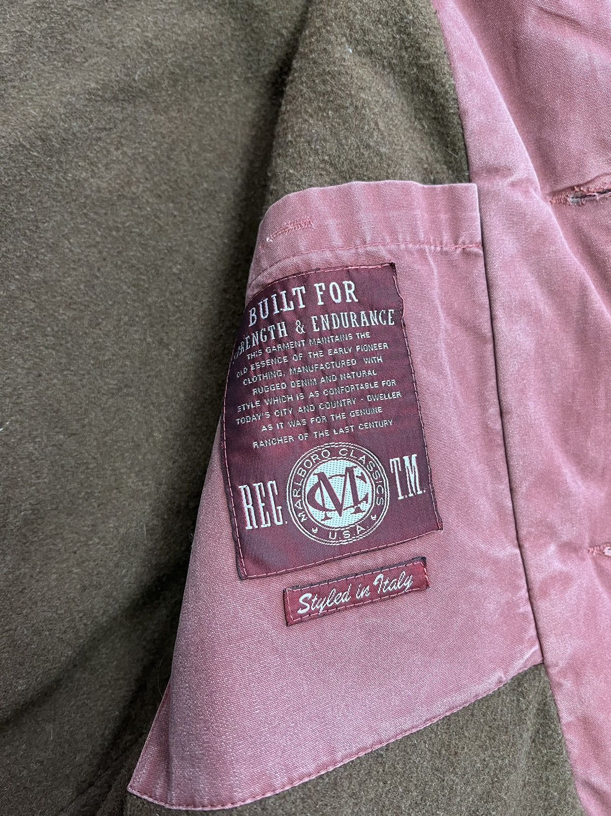 Marlboro × Marlboro Classics × Vintage SALE💣💣 Vintage 90s Marlboro Classics Jacket Made Italy Coat Size US M / EU 48-50 / 2 - 6 Thumbnail