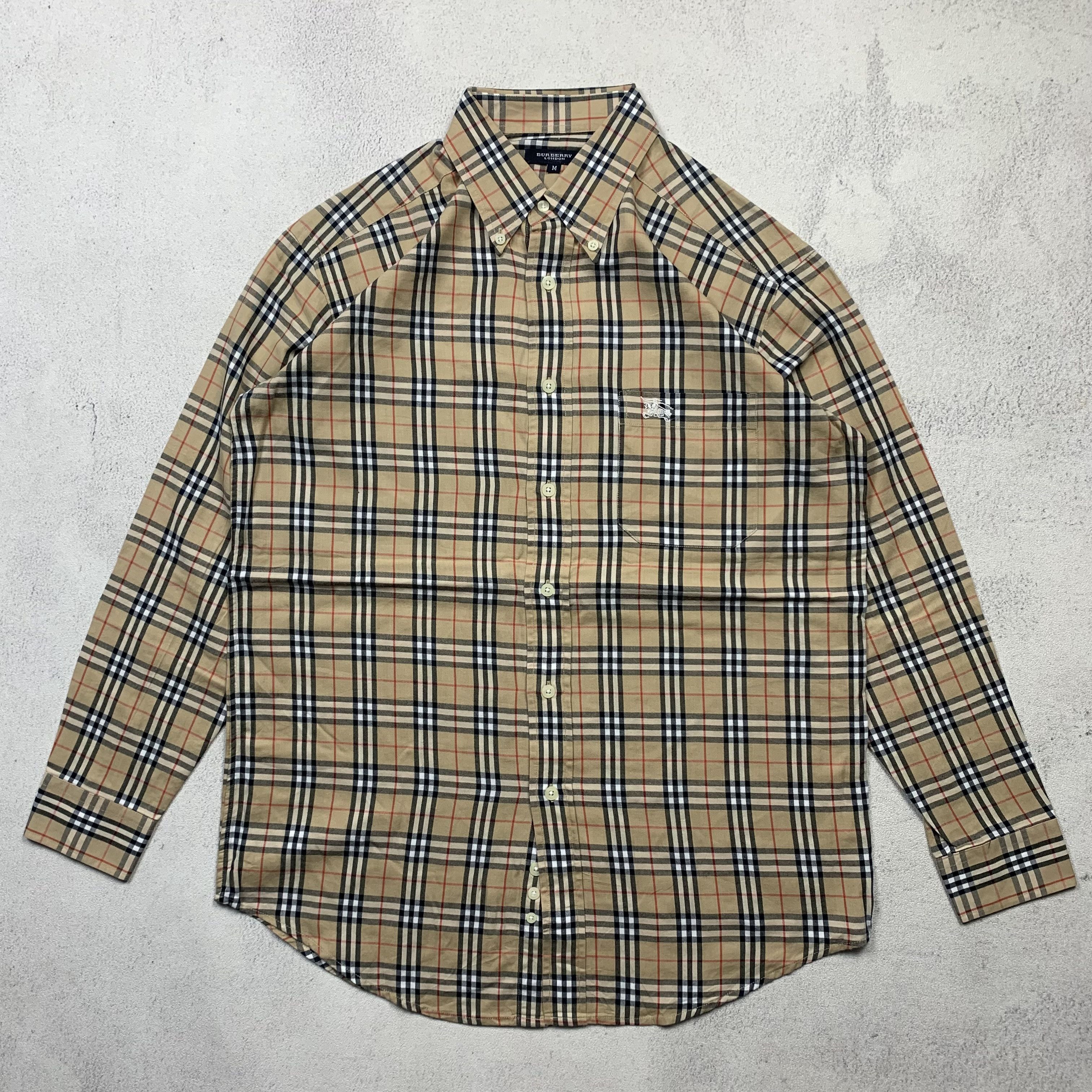 Burberry Vintage Burberry Nova Check Shirt Size US M / EU 48-50 / 2 - 1 Thumbnail