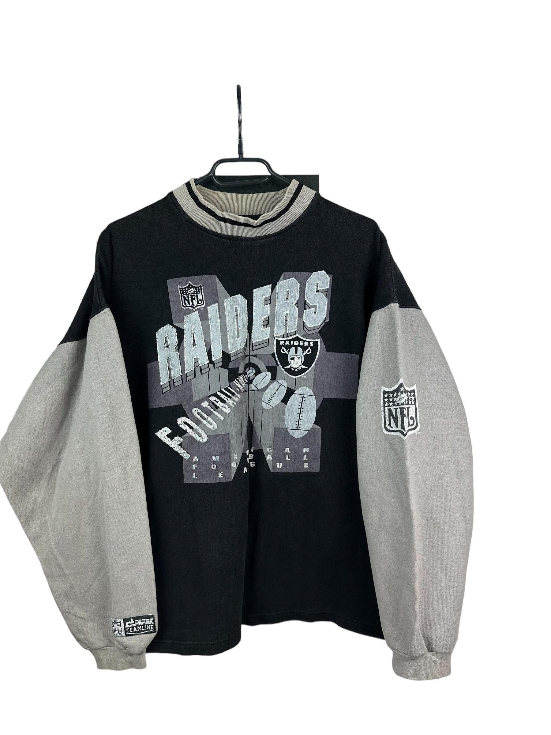 NFL × Vintage Vintage Los Angeles Raiders Sweatshirt NFL Rare Hype Size US M / EU 48-50 / 2 - 1 Thumbnail